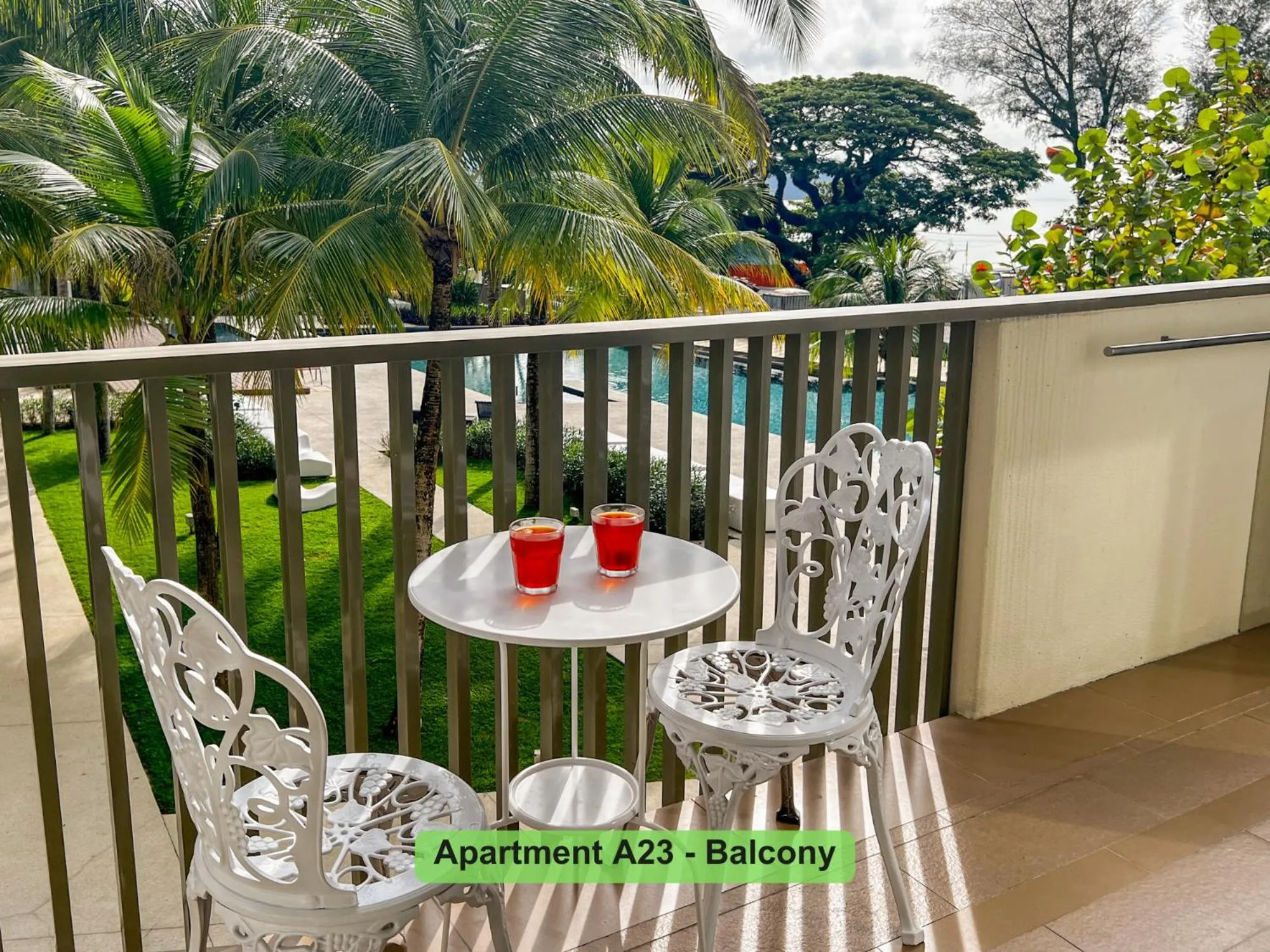 Balcony/Terrace in By the Sea- Pool and Sea View