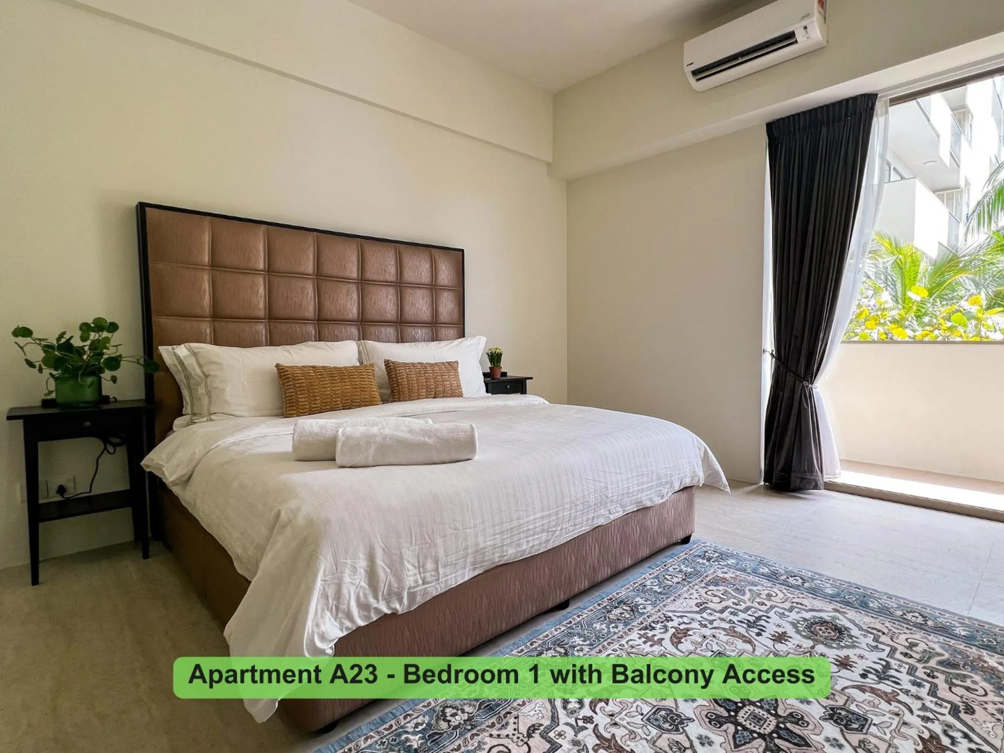 Bedroom, Bed in By the Sea- Pool and Sea View