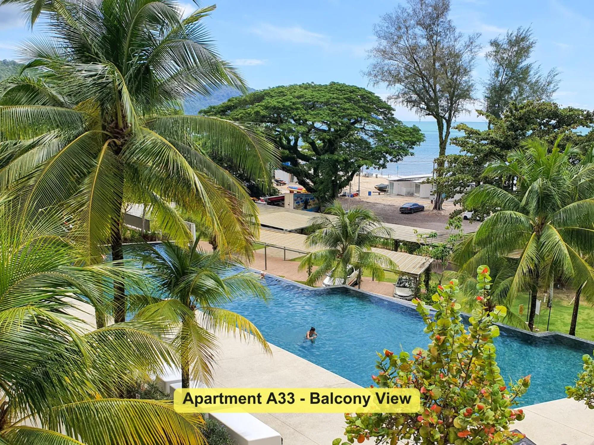 Pool view in By the Sea- Pool and Sea View