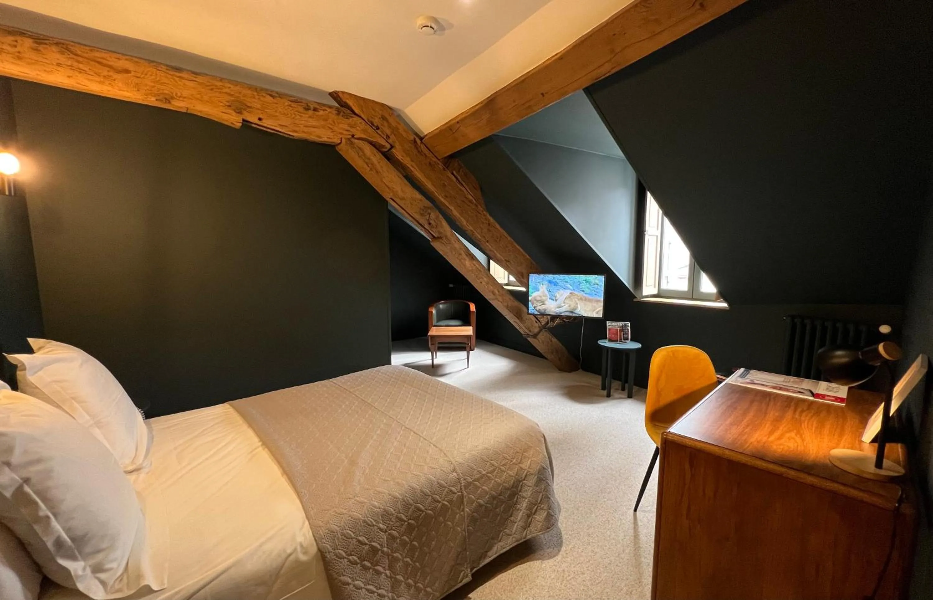 Double Room - Disability Access in Hôtel Le France