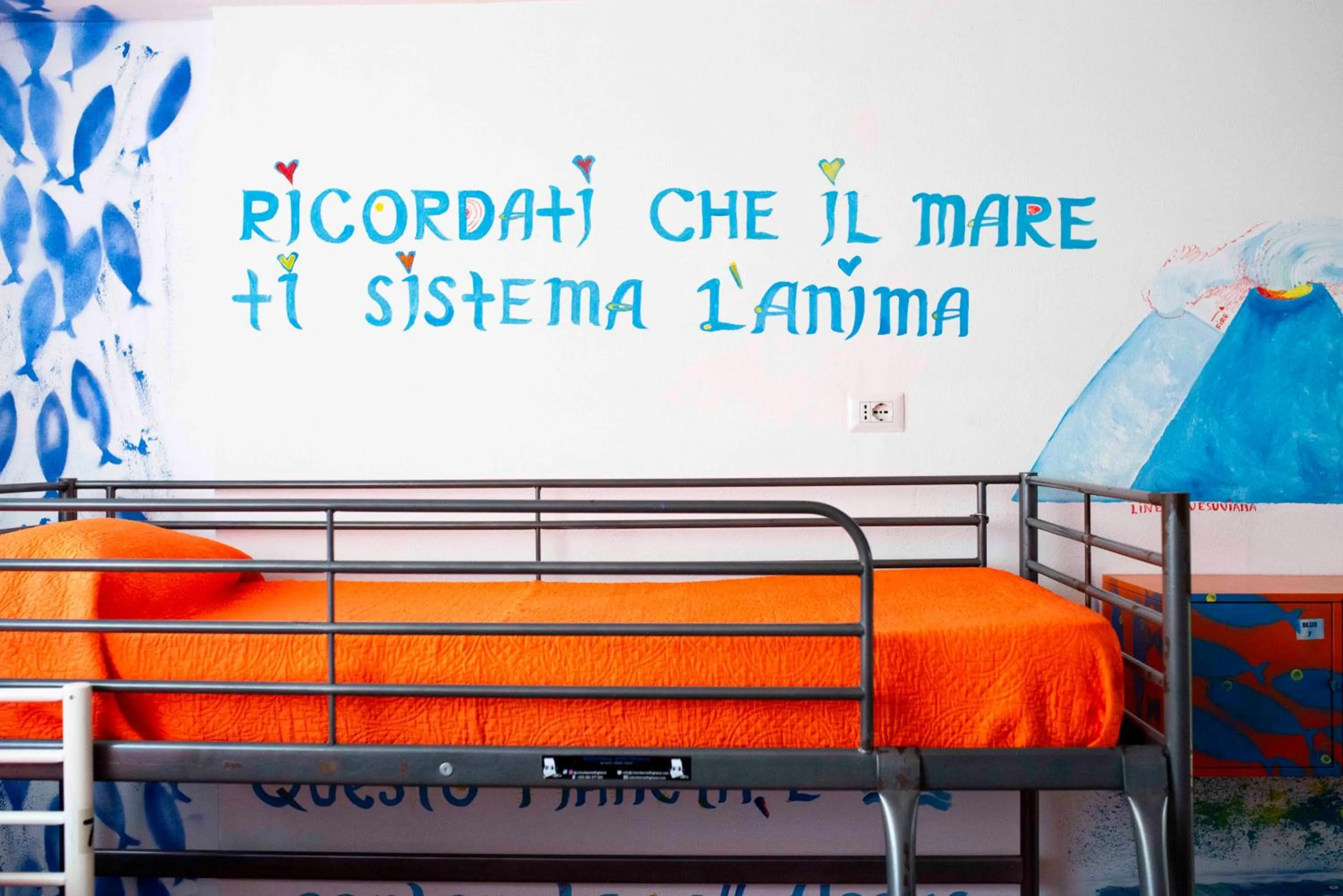 Bedroom in Eco hostel floreale