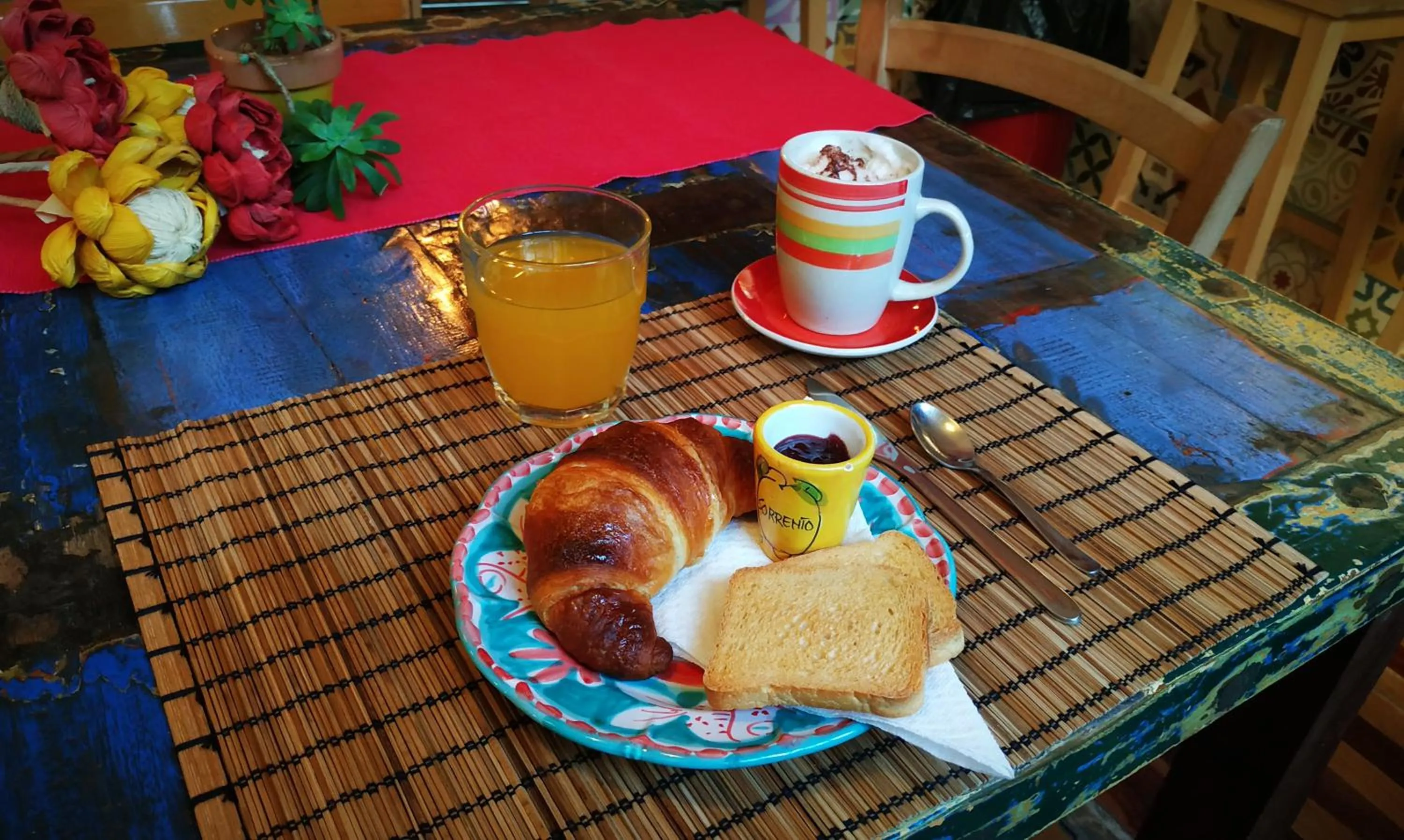 Food in Eco hostel floreale