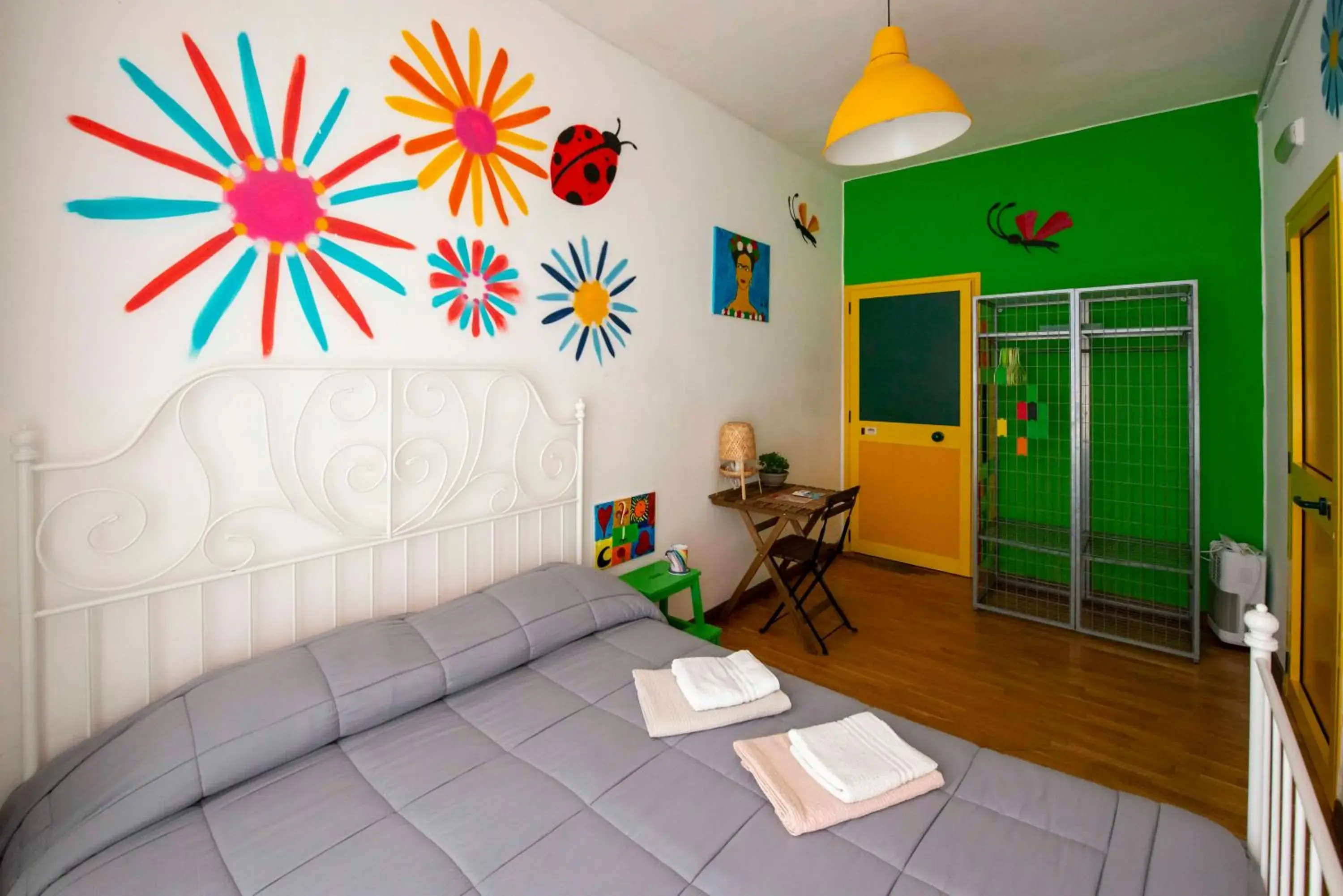 Double Room with Roll-In Shower - Disability Access in Eco hostel floreale Double Room with Roll-In Shower - Disability Access in Eco hostel floreale