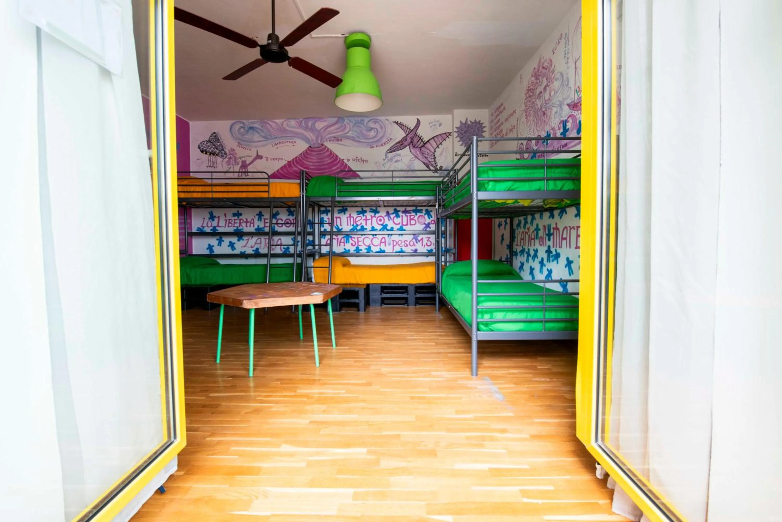 Bedroom in Eco hostel floreale