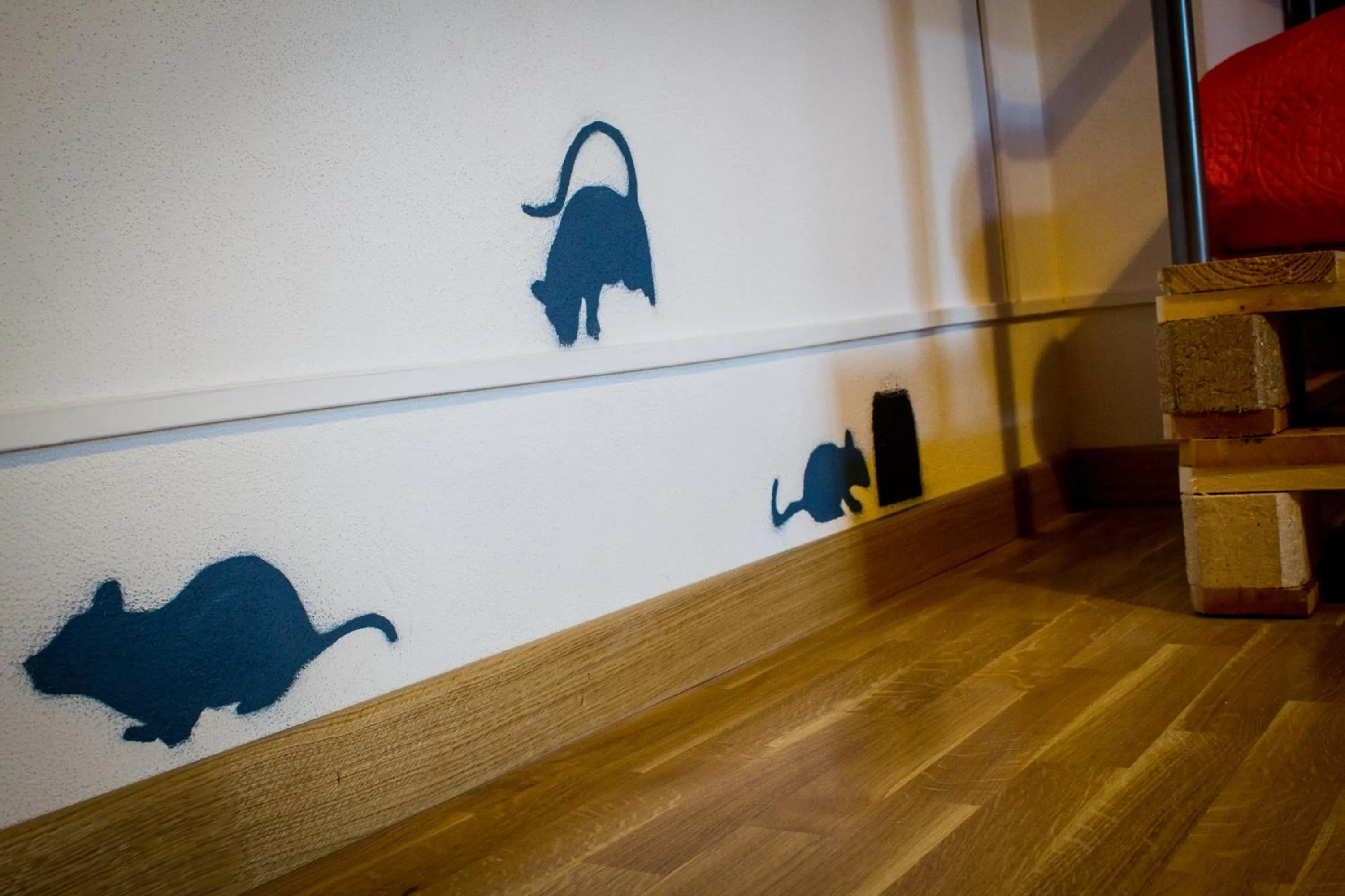 Decorative detail in Eco hostel floreale