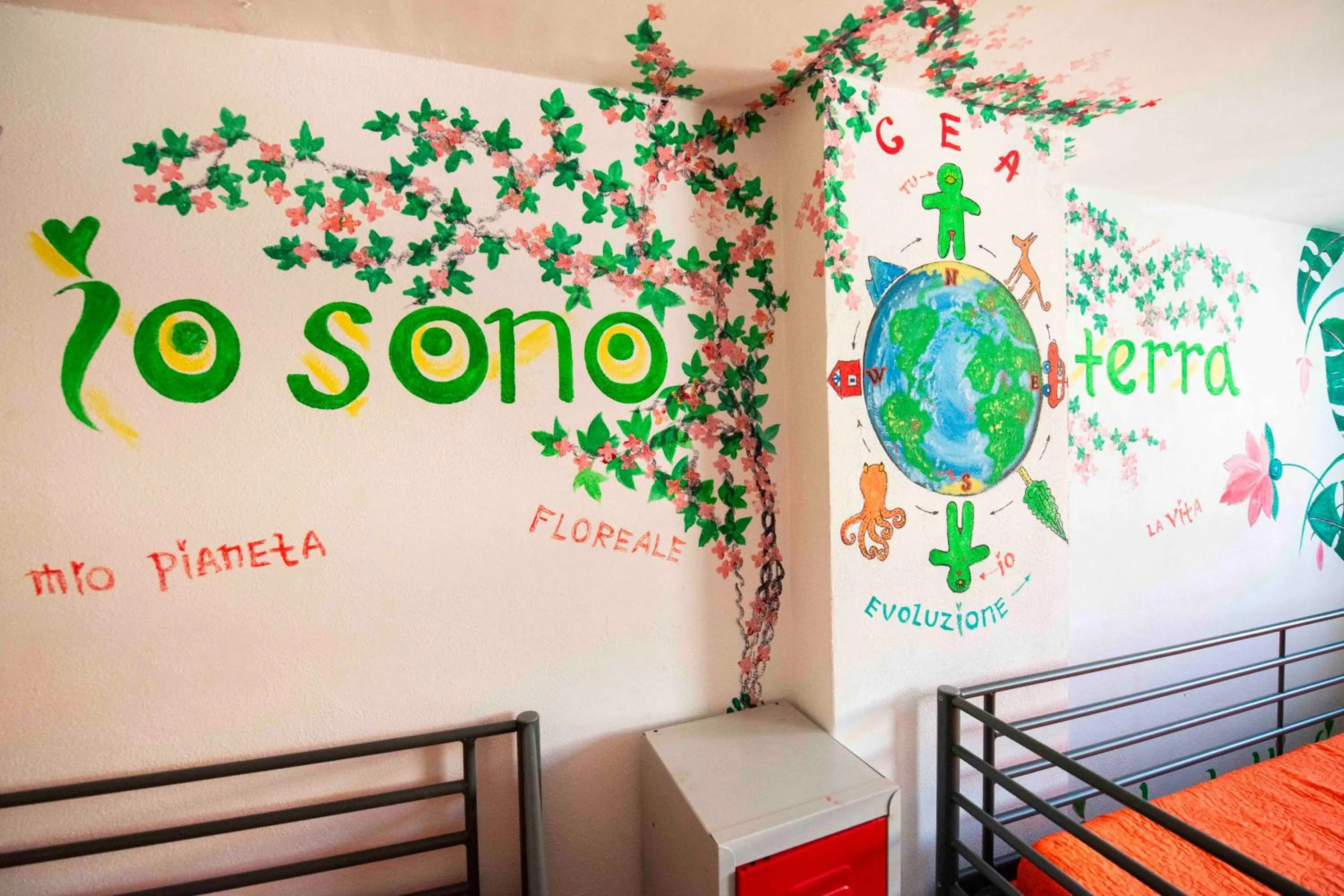 Bedroom in Eco hostel floreale