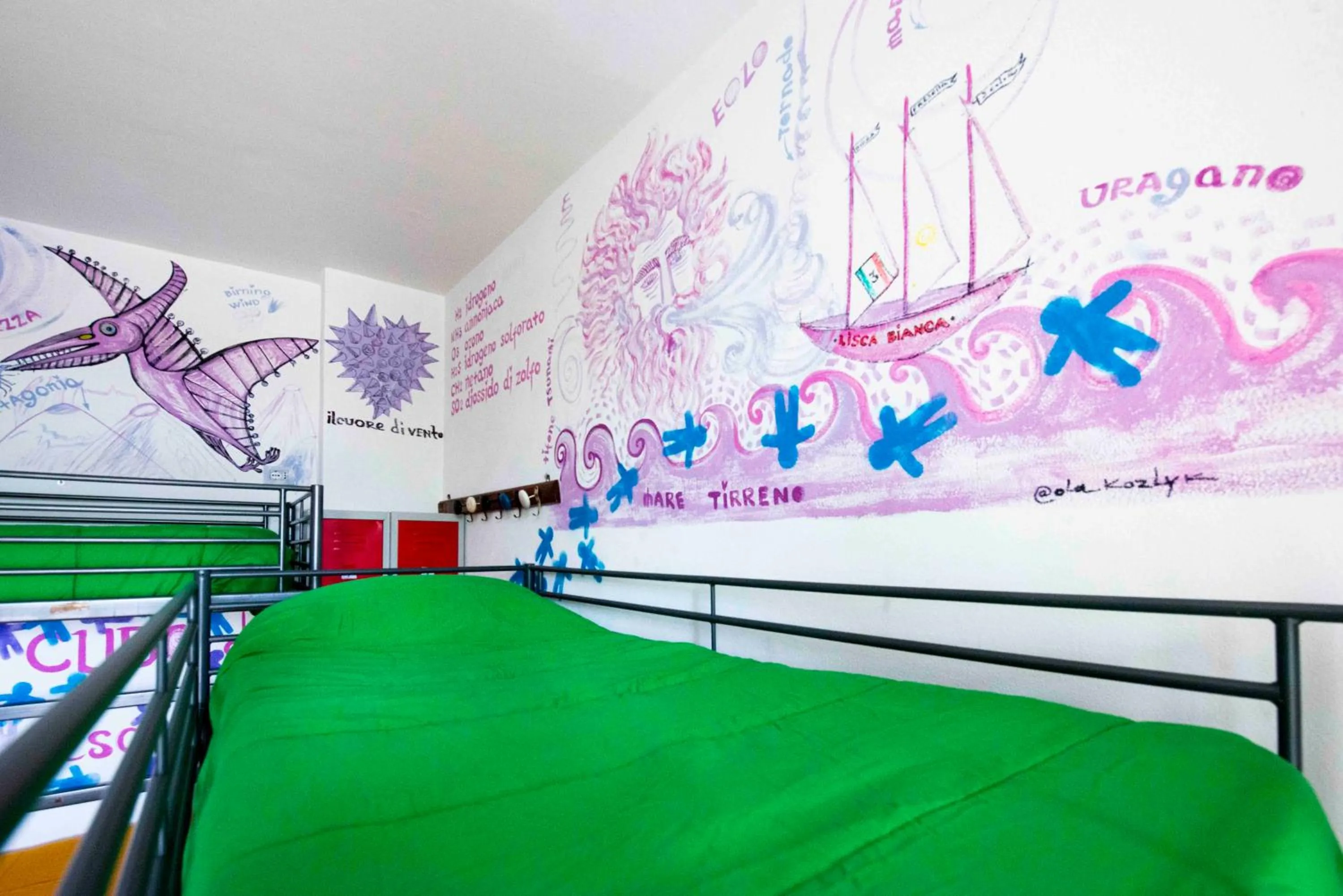 Bedroom in Eco hostel floreale