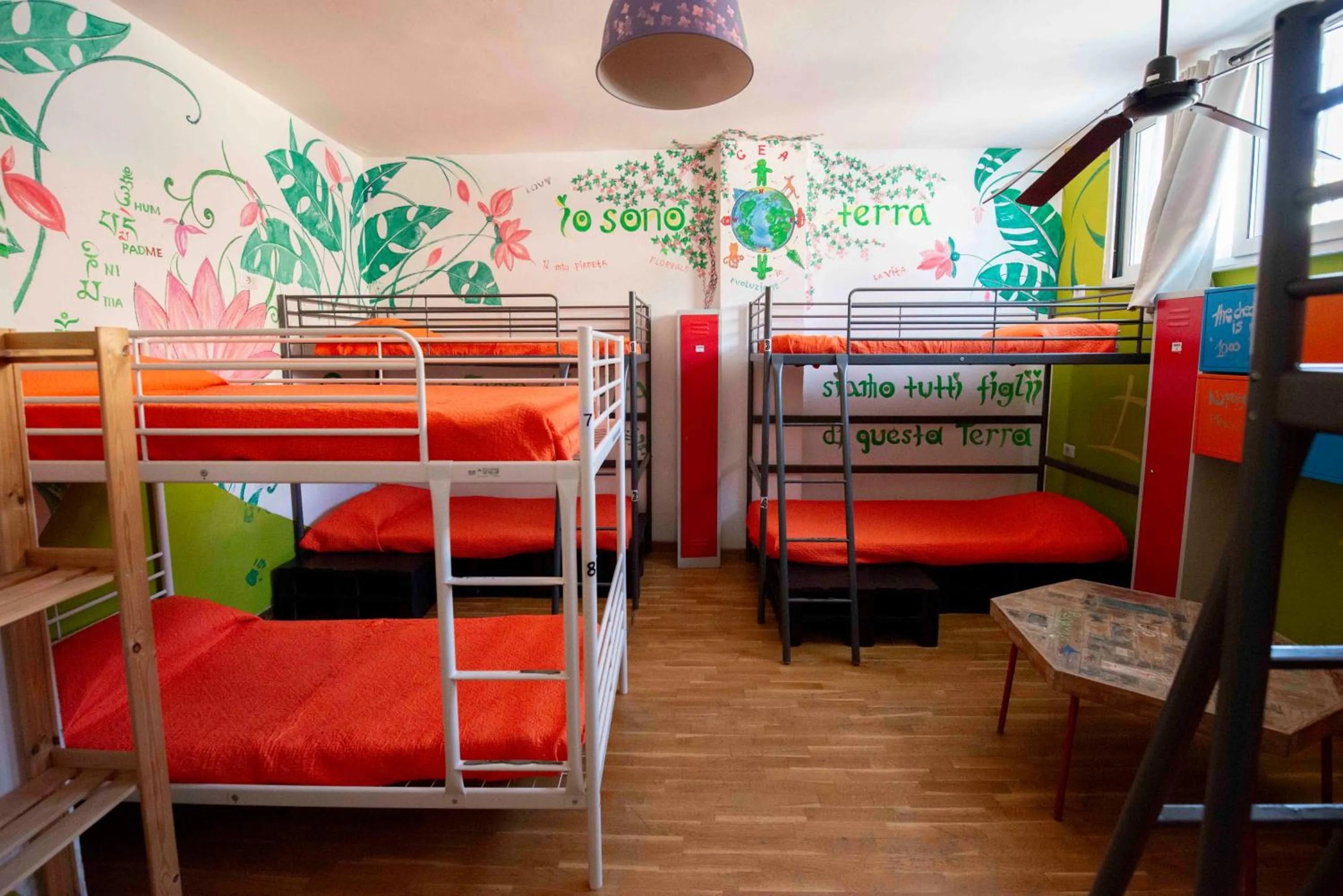 Bedroom, Bed in Eco hostel floreale