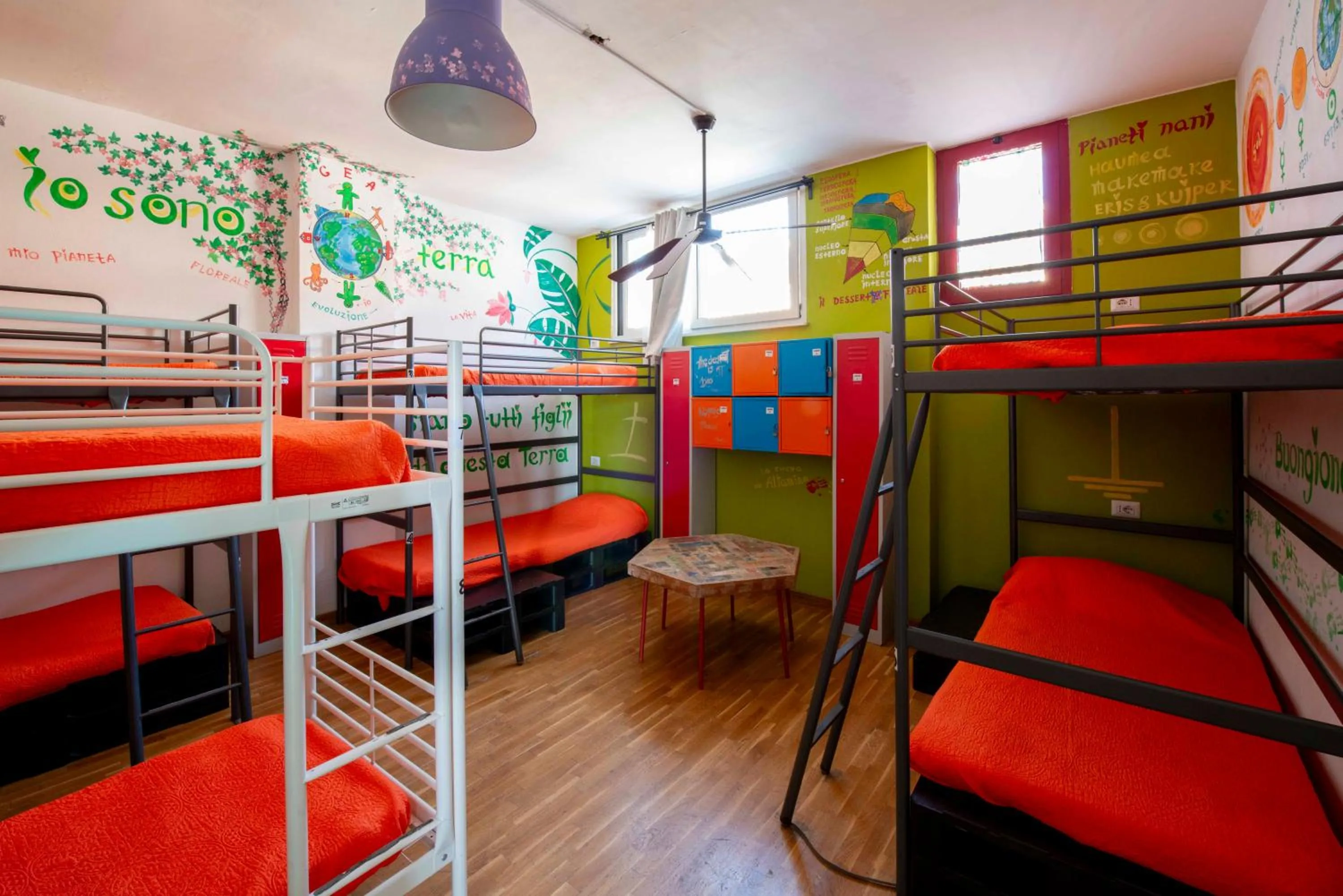 Bedroom, Bed in Eco hostel floreale