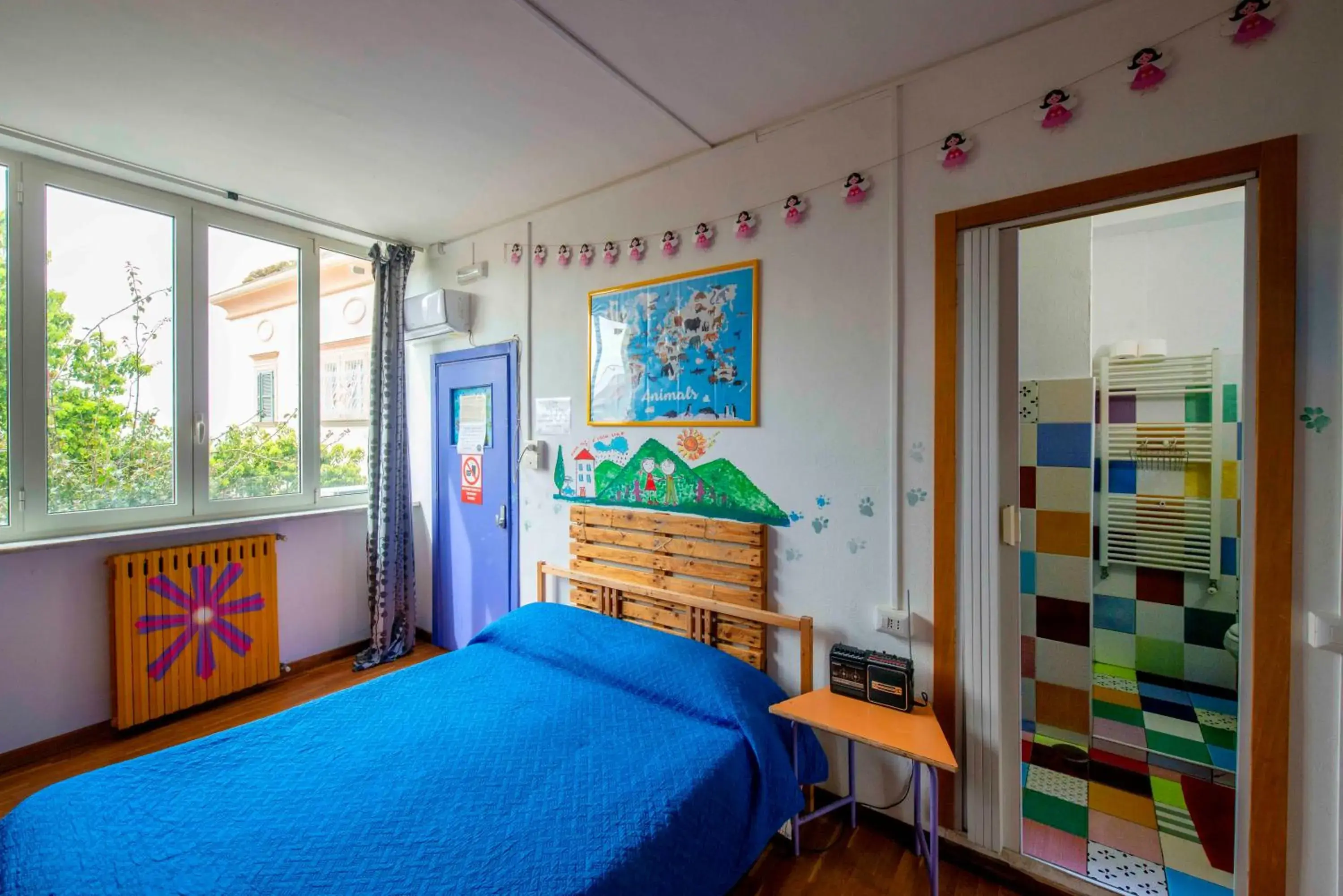 Family Room with Private Bathroom in Eco hostel floreale Family Room with Private Bathroom in Eco hostel floreale