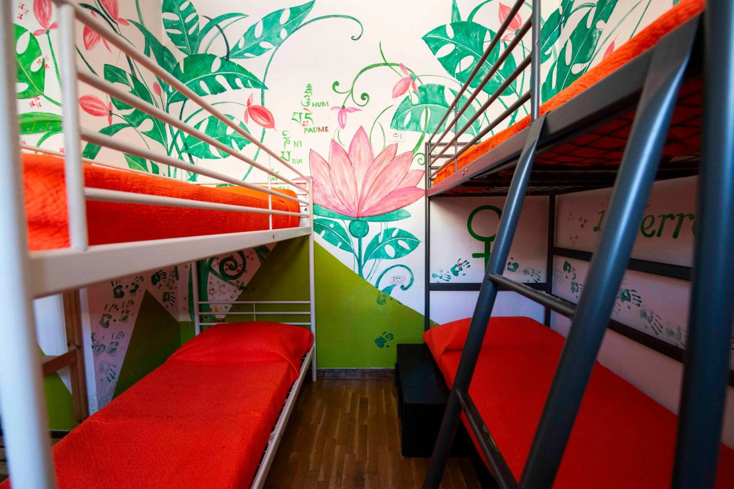 Bedroom, Bed in Eco hostel floreale