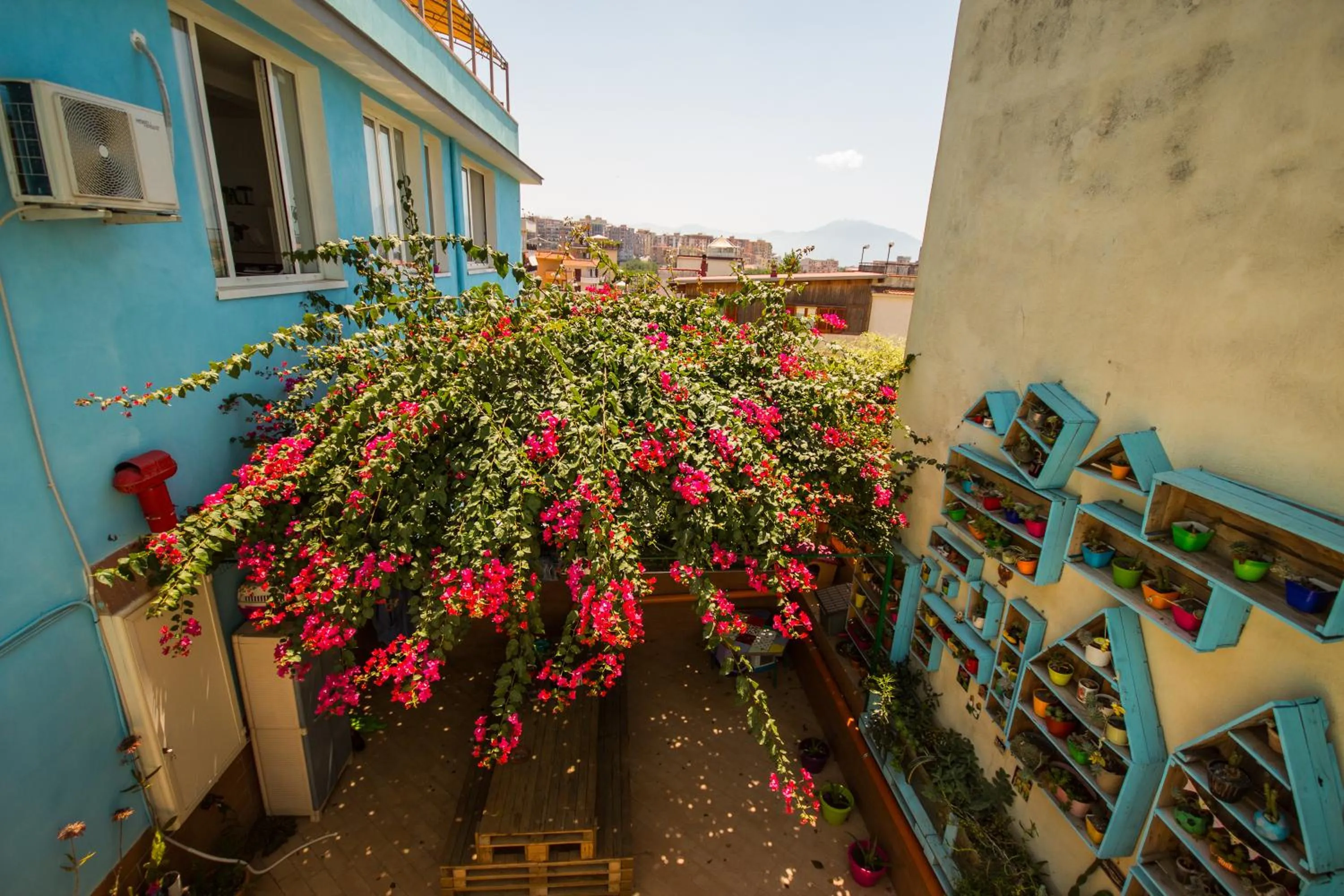 Balcony/Terrace in Eco hostel floreale