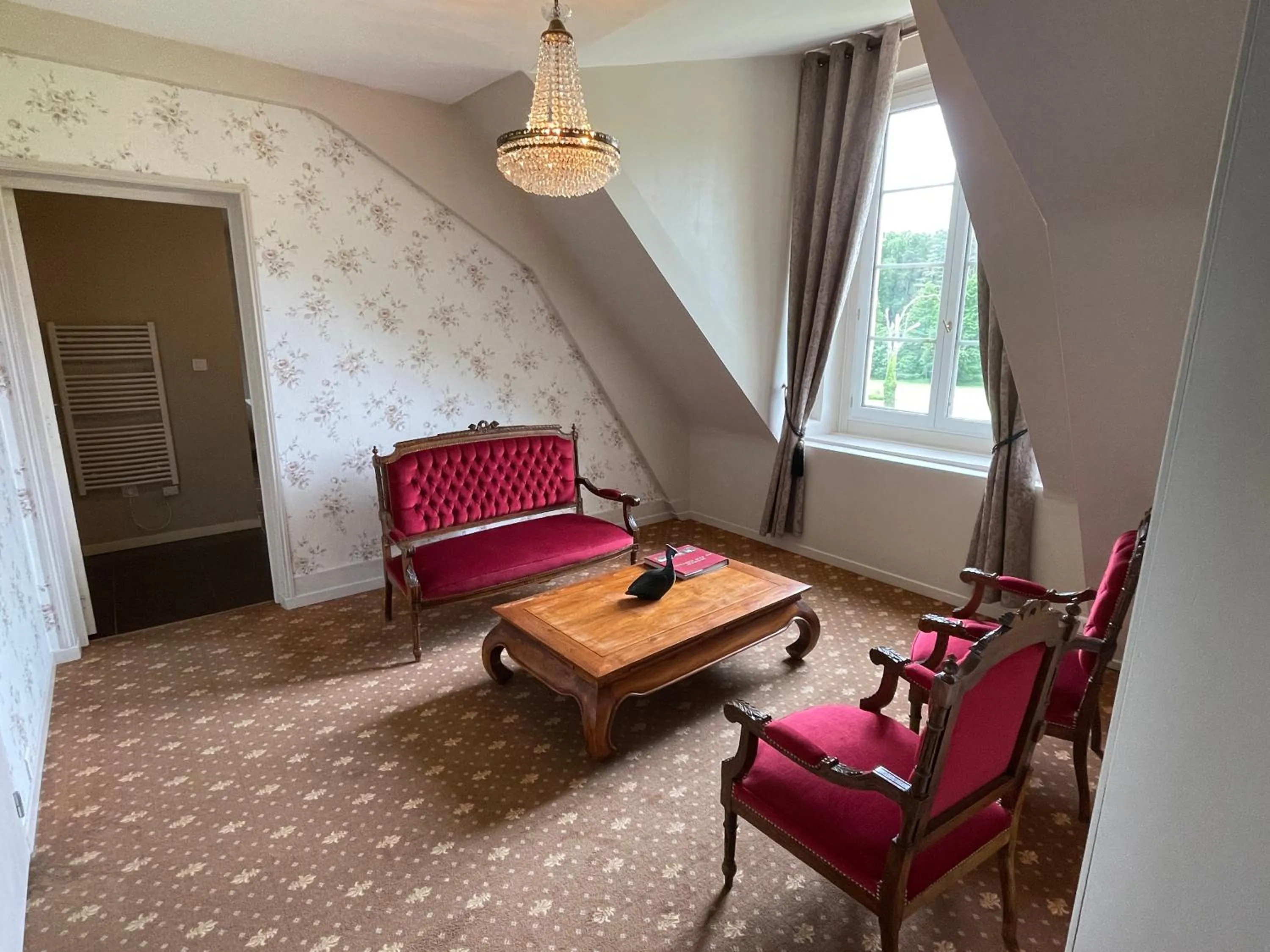 Seating area in Château De La Coutancière
