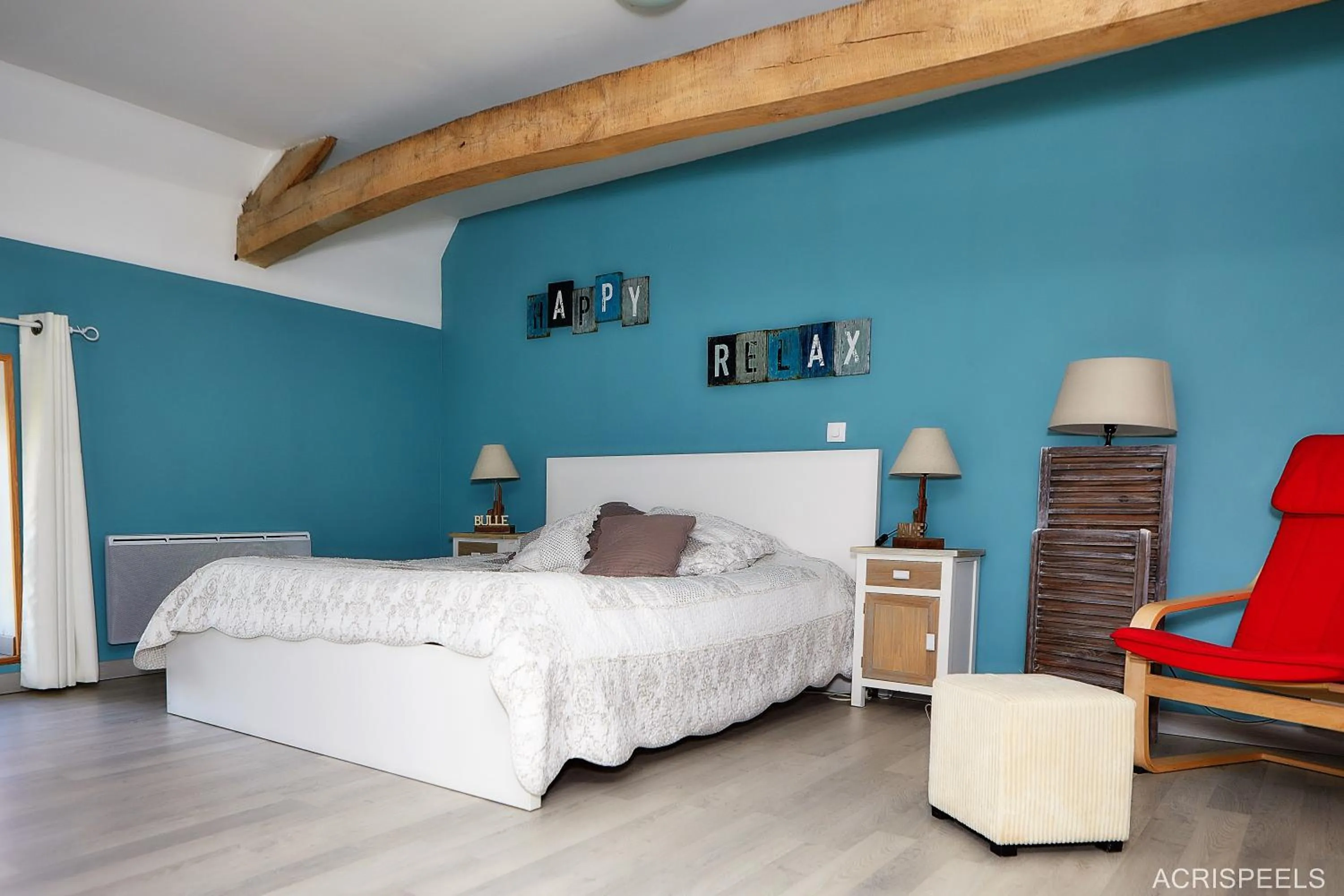 Bedroom, Bed in Bulles et Natures B&B