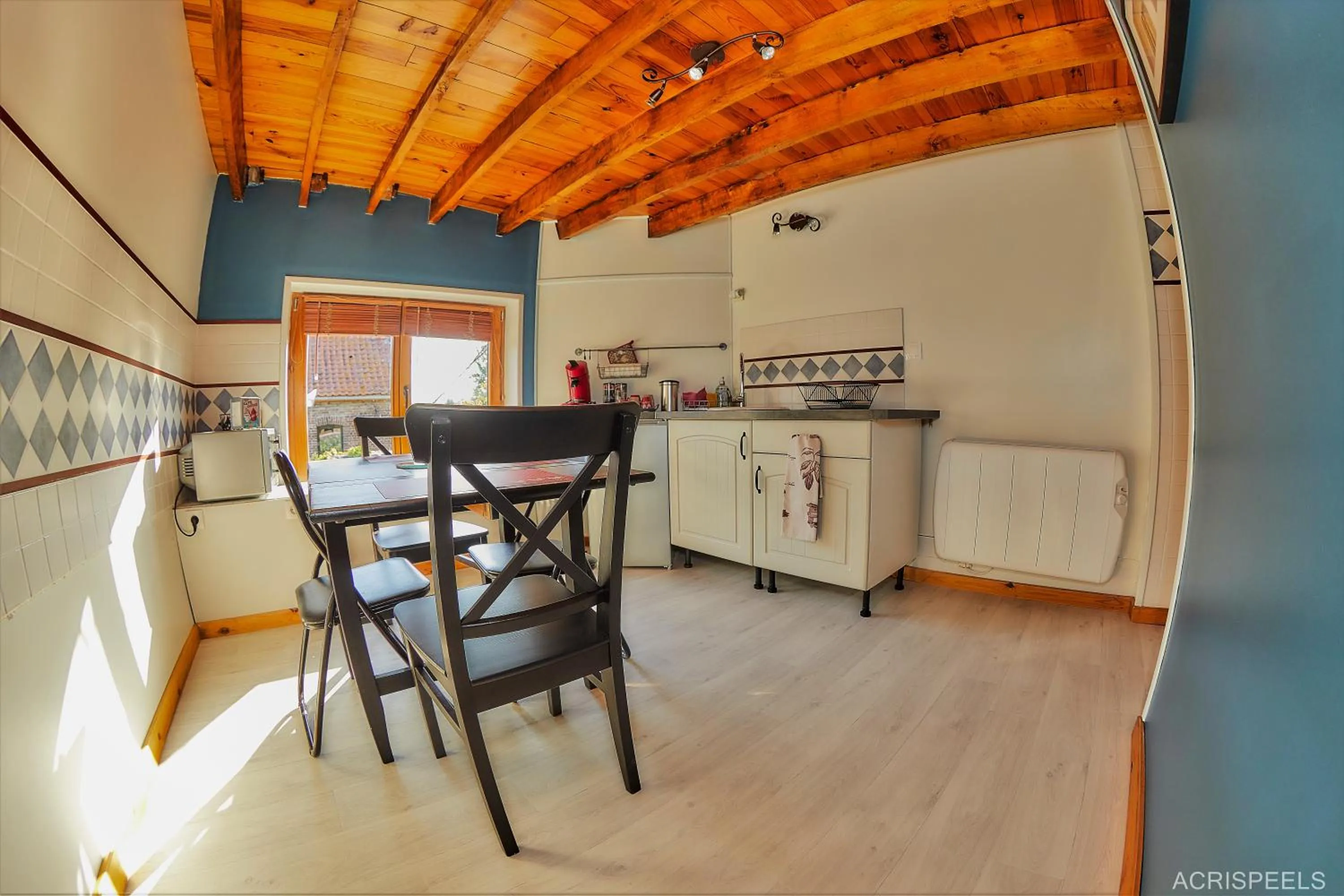 Kitchen or kitchenette in Bulles et Natures B&B