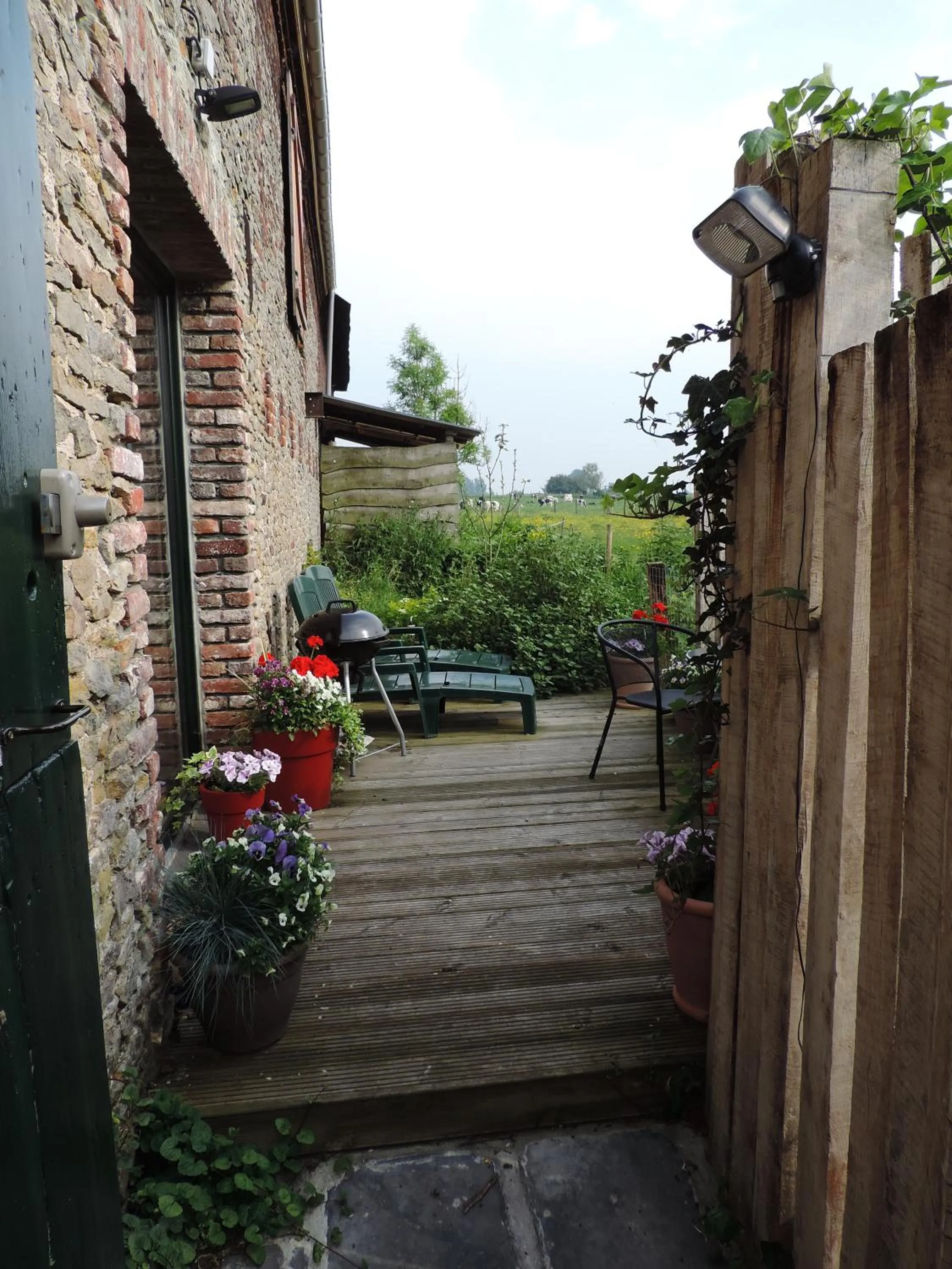 Balcony/Terrace in Bulles et Natures B&B