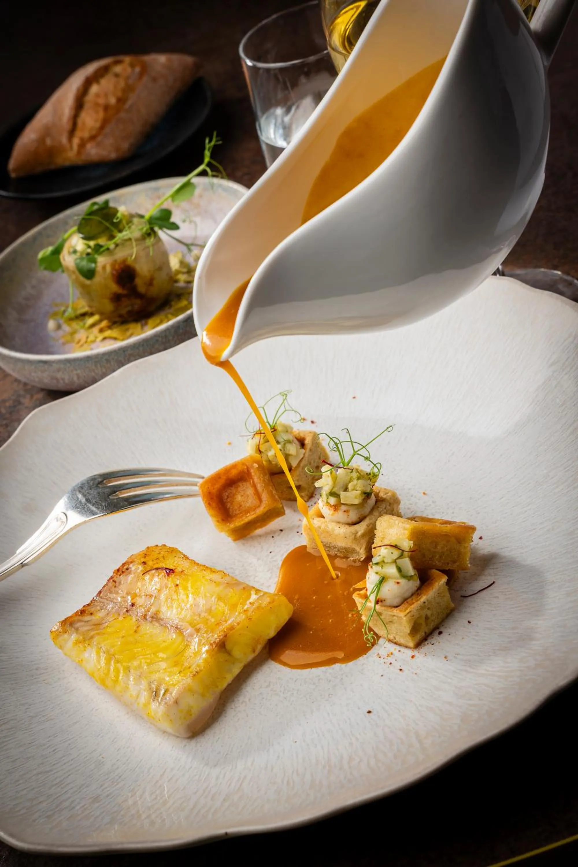 Food and drinks in Hôtel Beau Rivage Condrieu