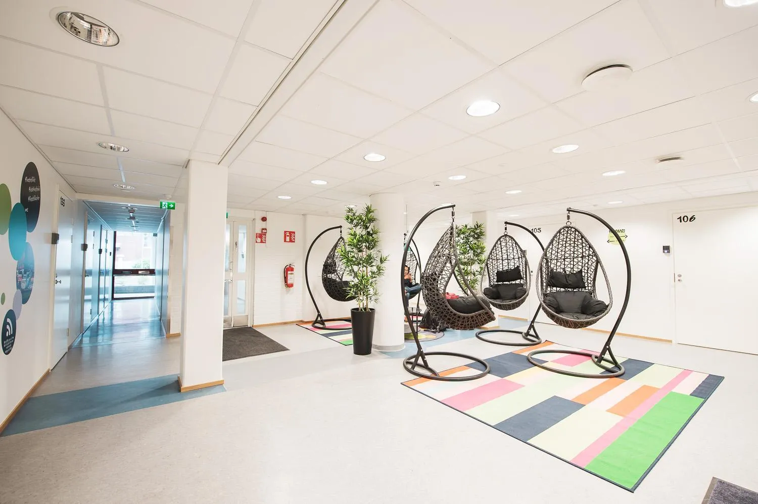 Lobby or reception in Forenom Hostel Helsinki Pitäjänmäki