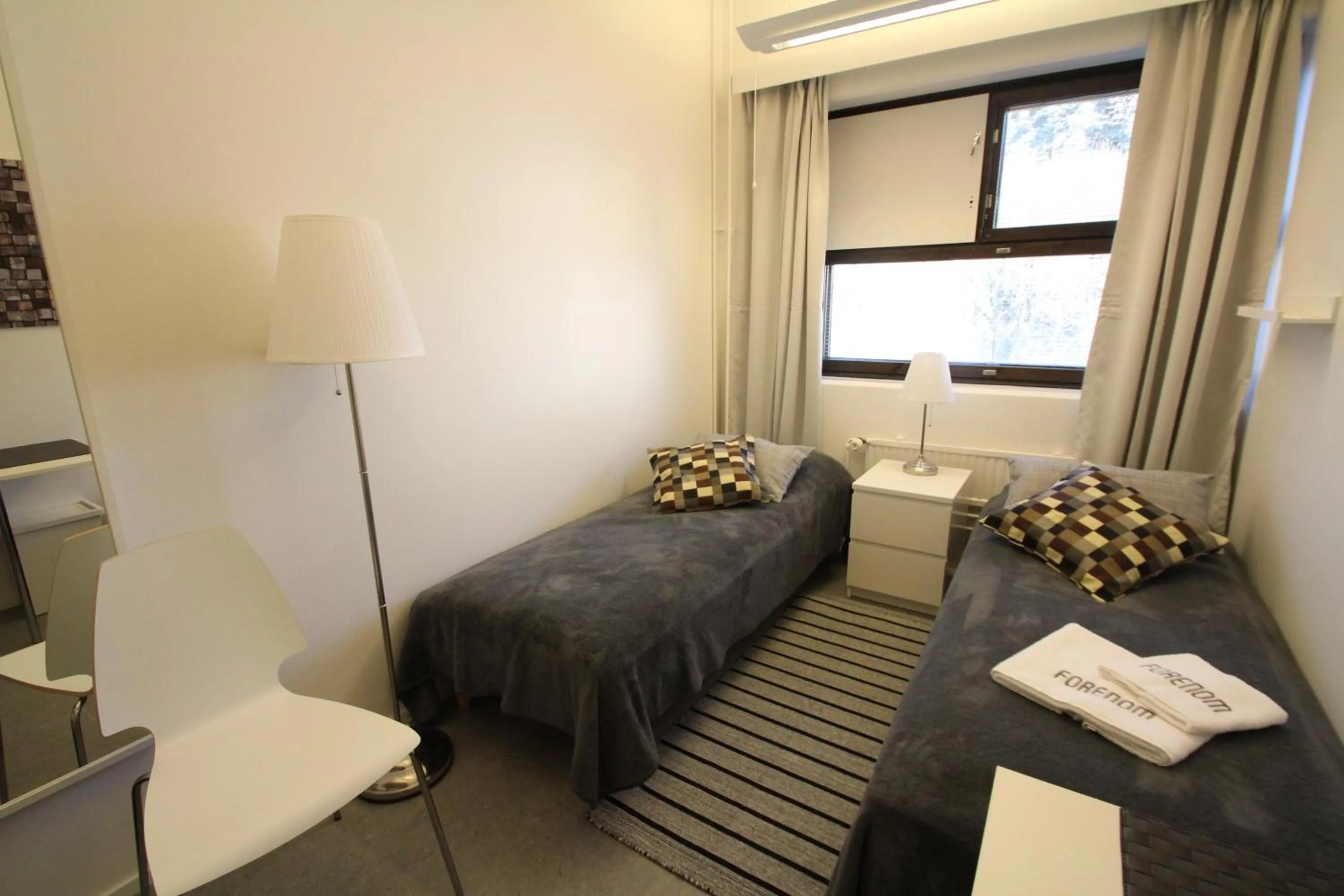 Bedroom, Bed in Forenom Hostel Helsinki Pitäjänmäki