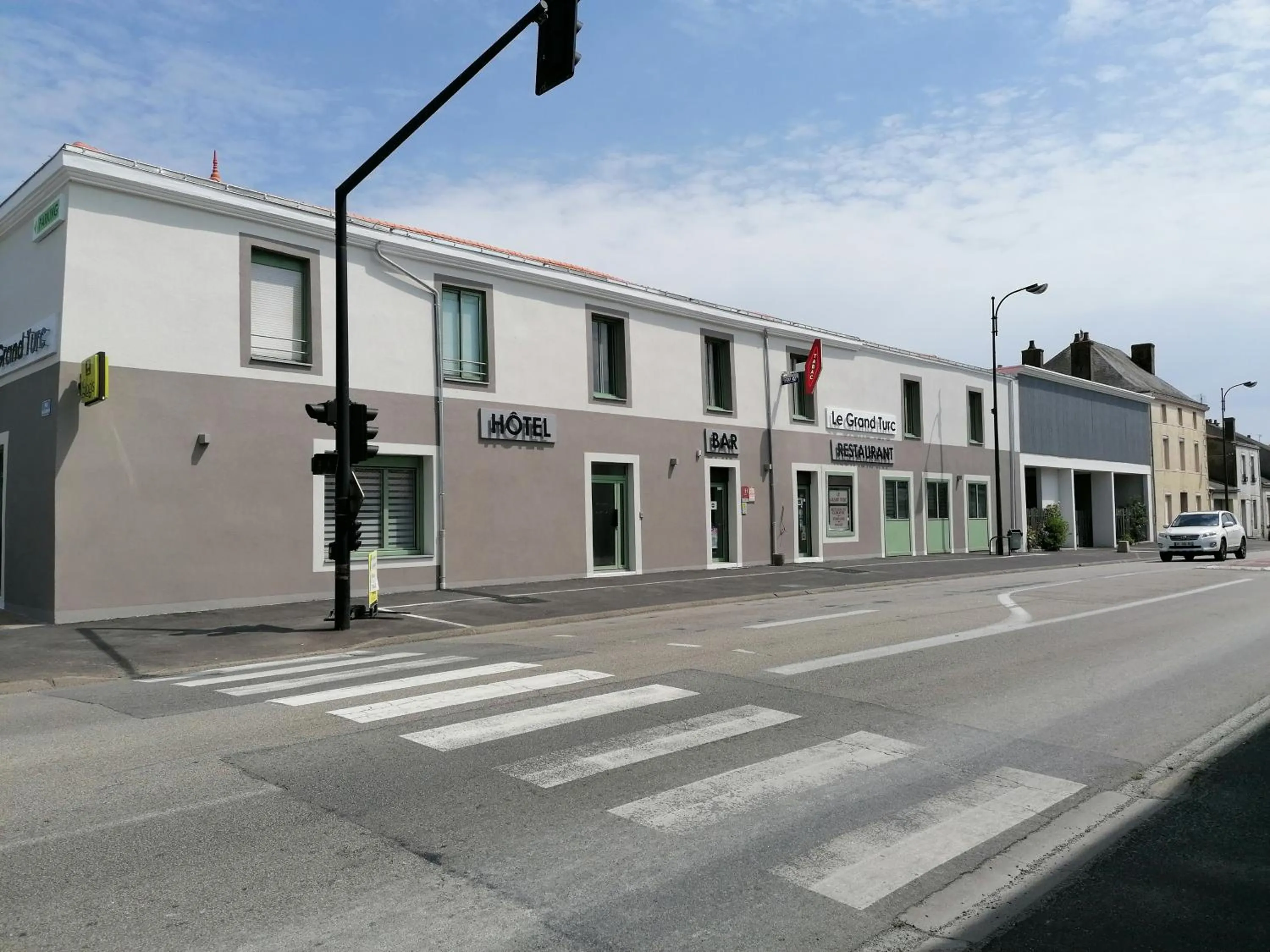 Property building in Logis Hotel Restaurant Le Grand Turc