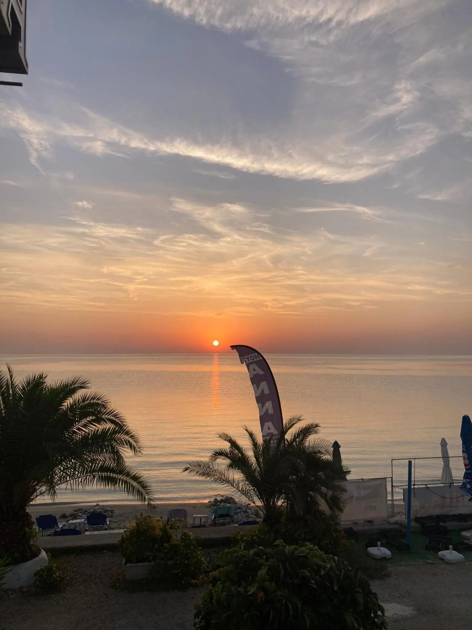 Sunrise in Hotel Anna