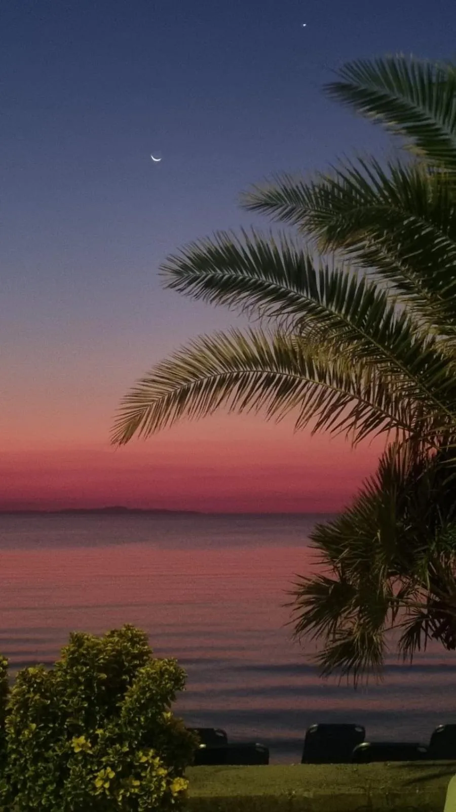 Sunset in Hotel Anna