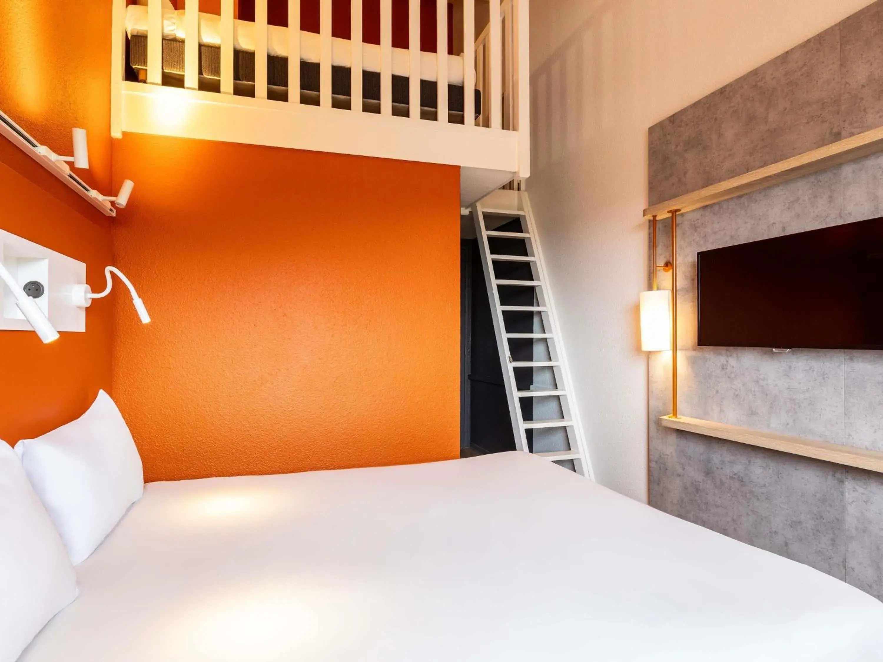 Bed in ibis budget Nancy Porte Sud Bed in ibis budget Nancy Porte Sud