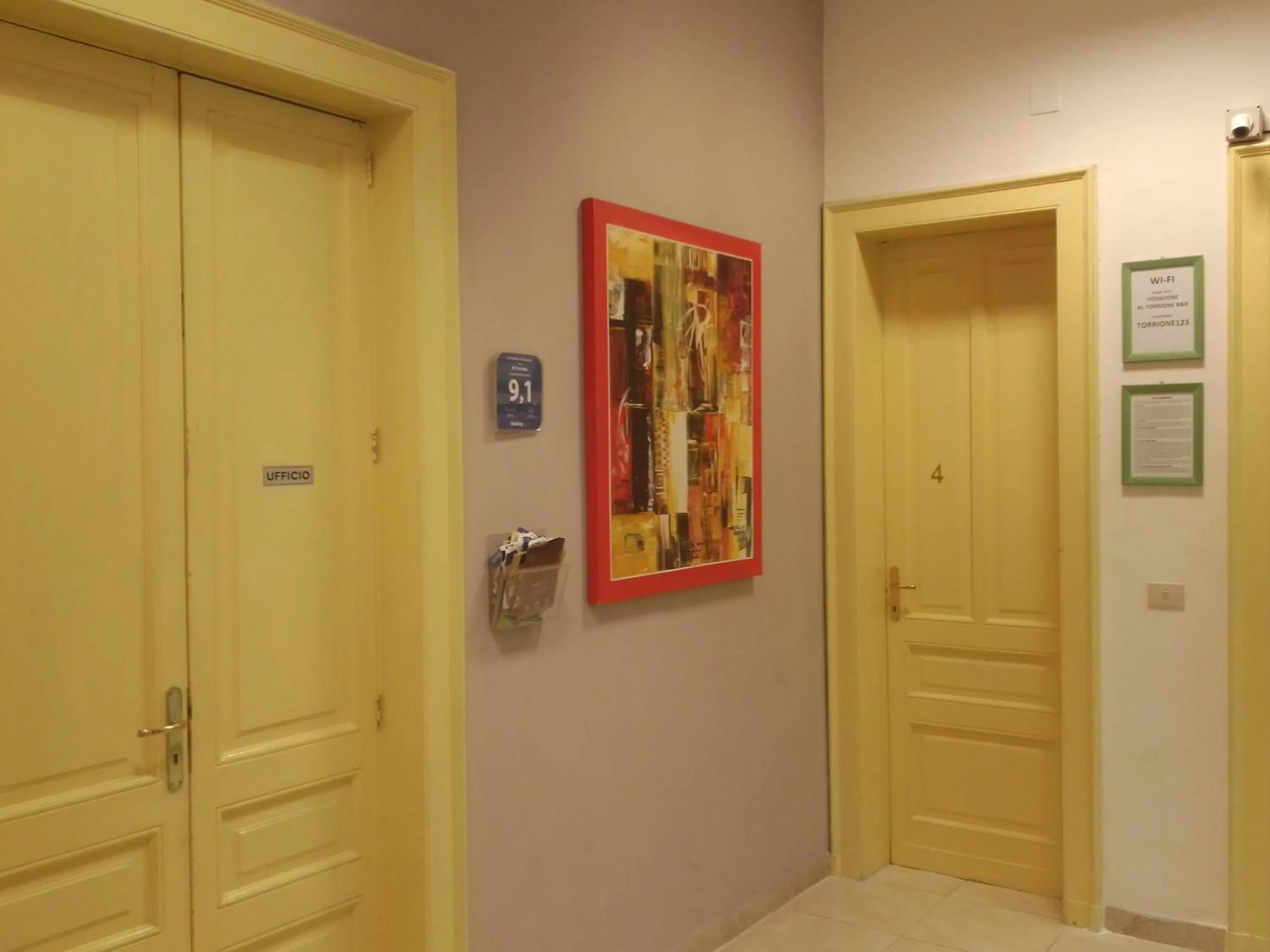 Lobby or reception in Al Torrione B&B