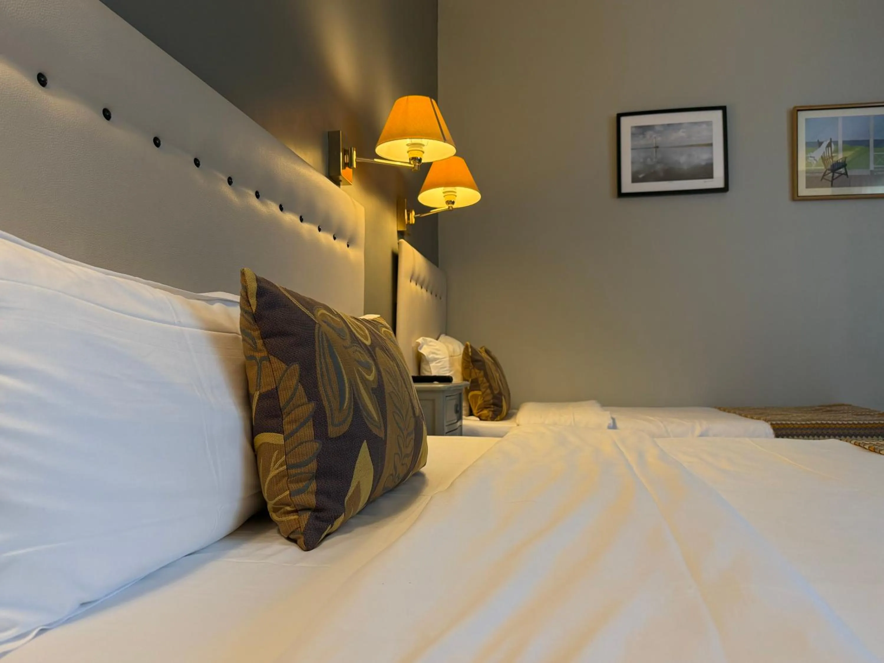 Bed in Hotel des Pins