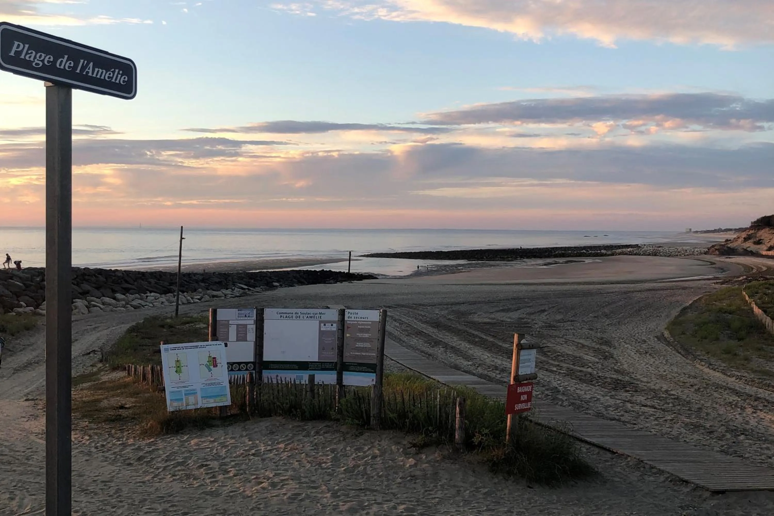Beach in Hotel des Pins