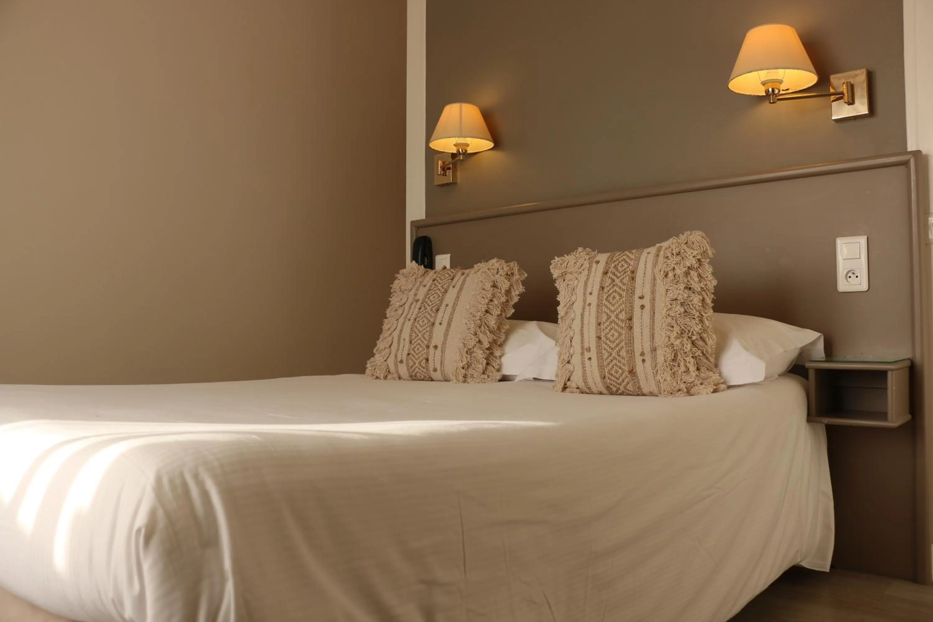 Bed in Hotel des Pins