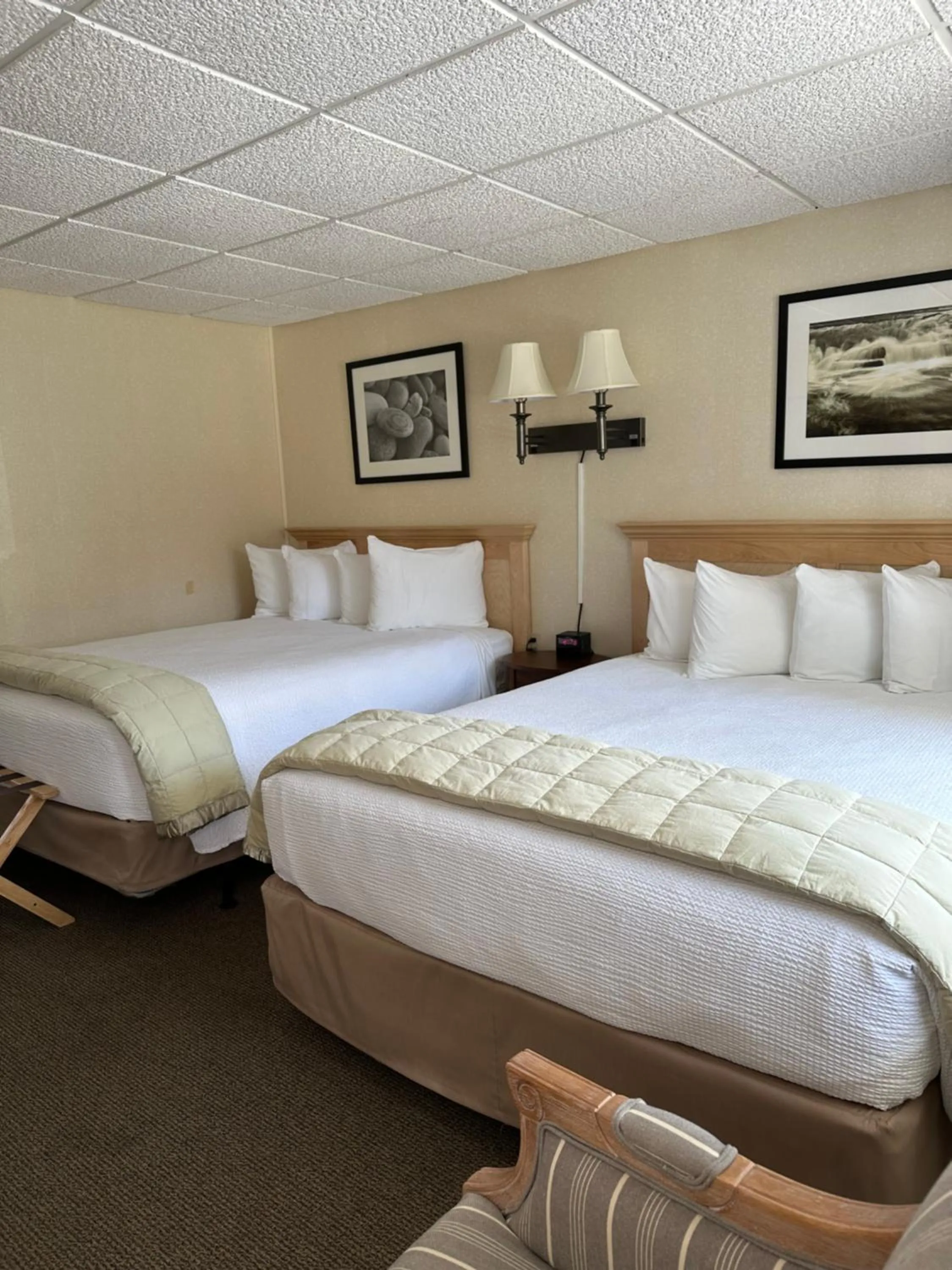 Bed in Moseley Cottage Inn and The Town Motel