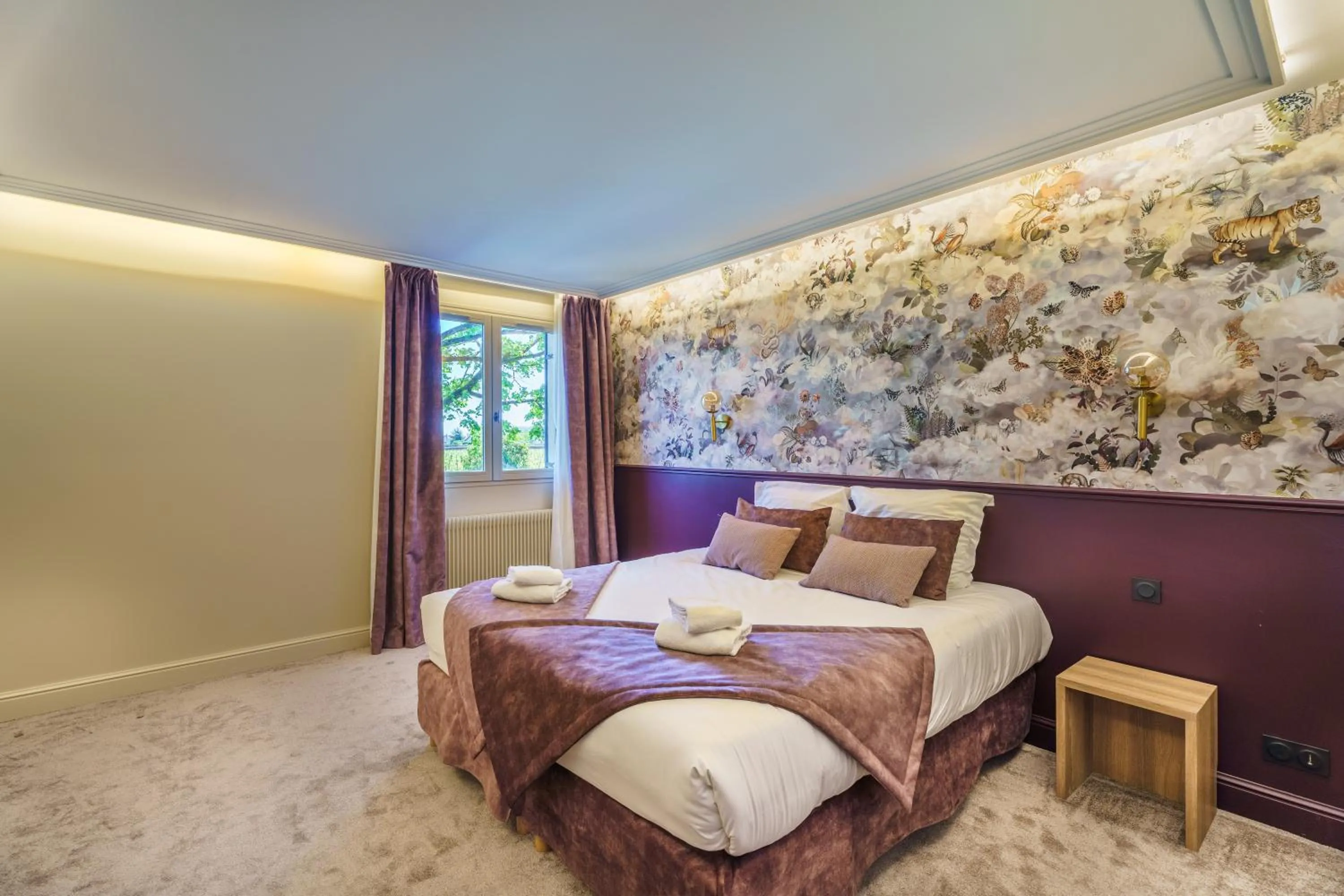 Bed in Hôtel Le Clos des Arts