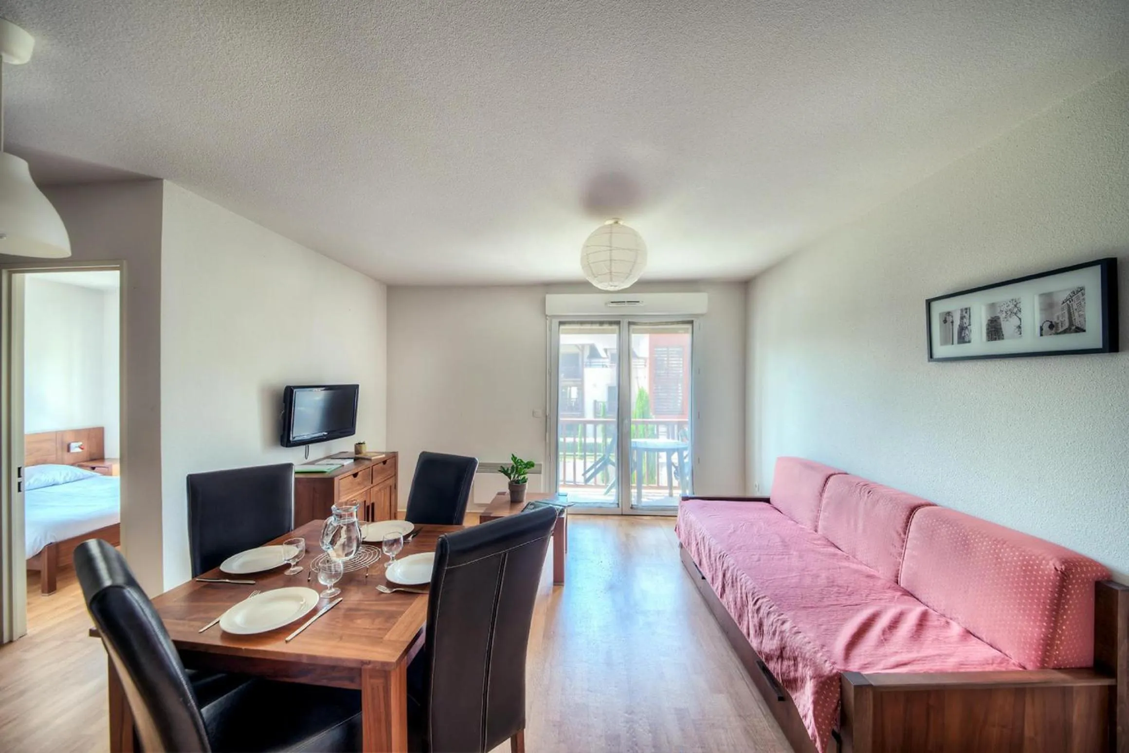 Living room in Comfort Aparthotel Lourdes L'Acacia