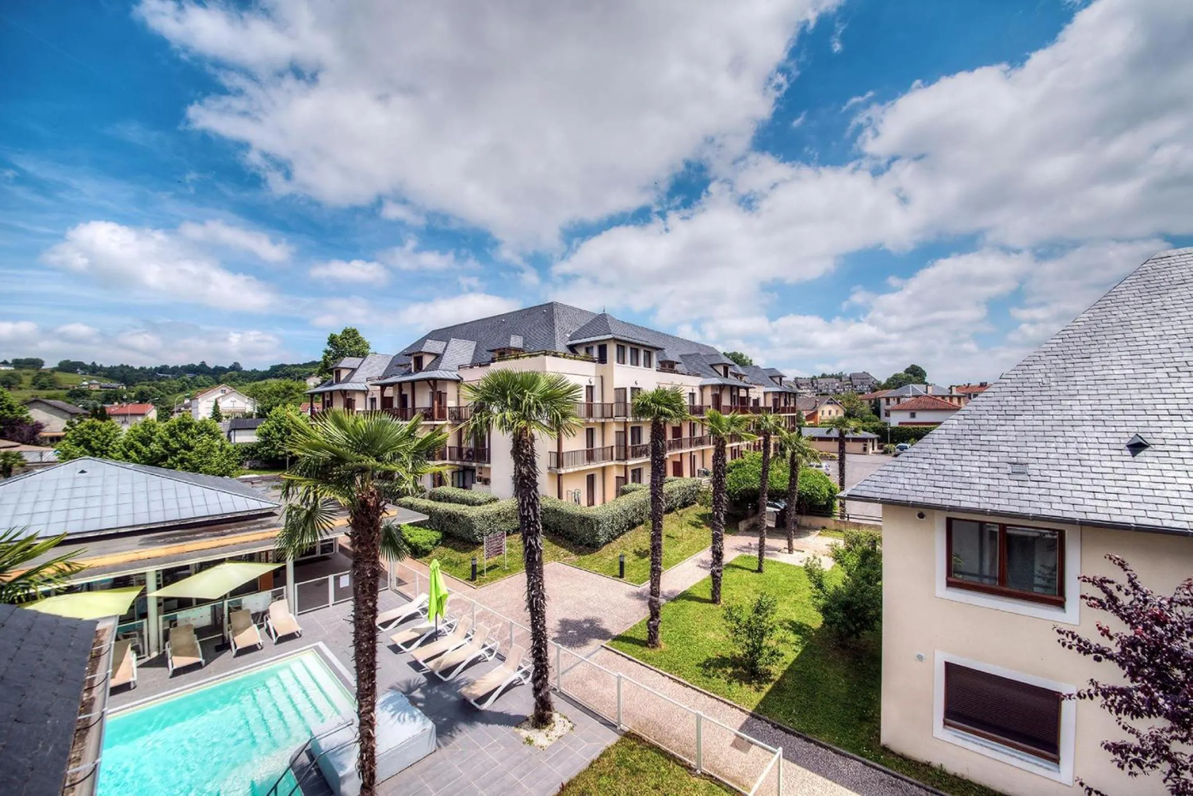 Bird's eye view in Comfort Aparthotel Lourdes L'Acacia