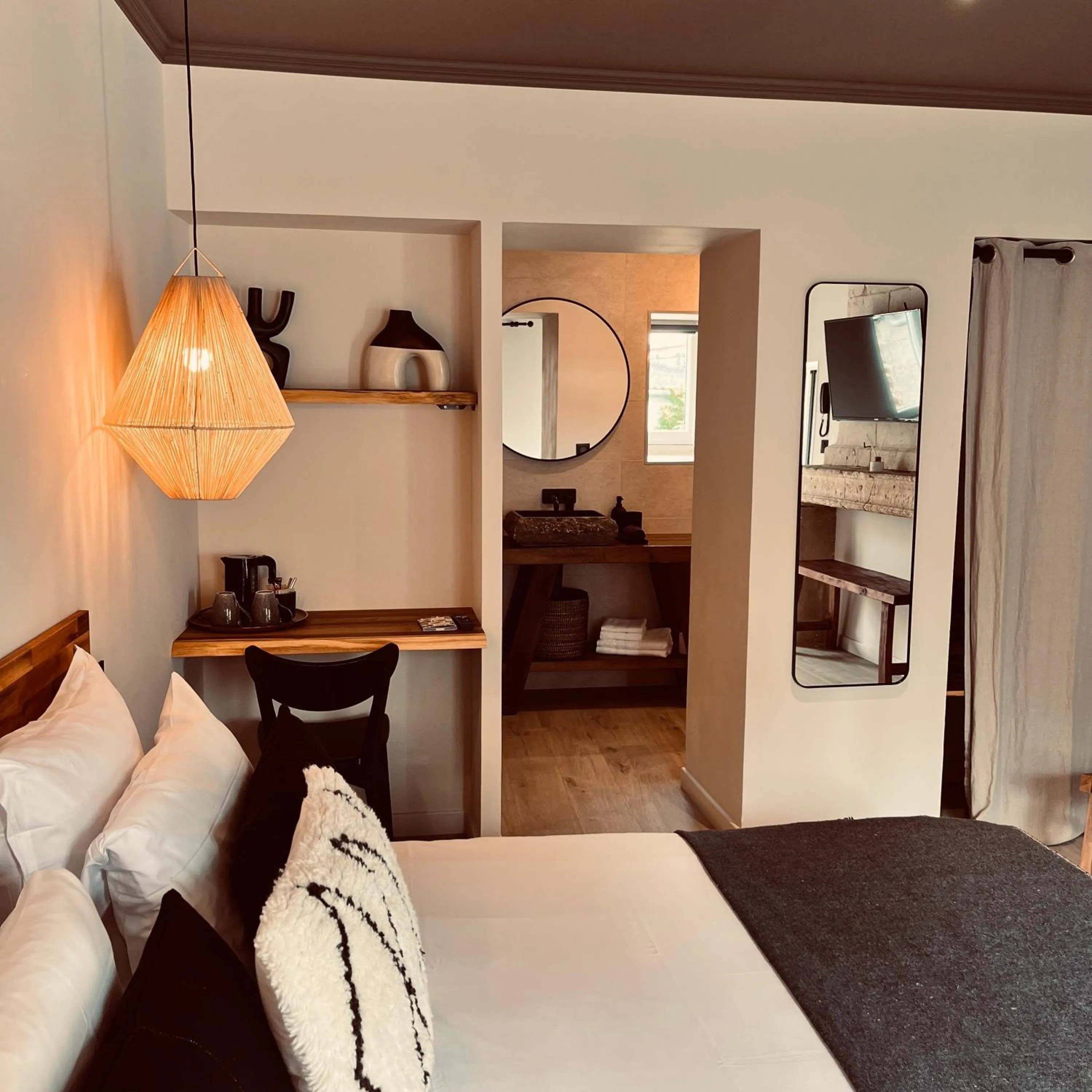 Bed in Hôtel Rive Sud