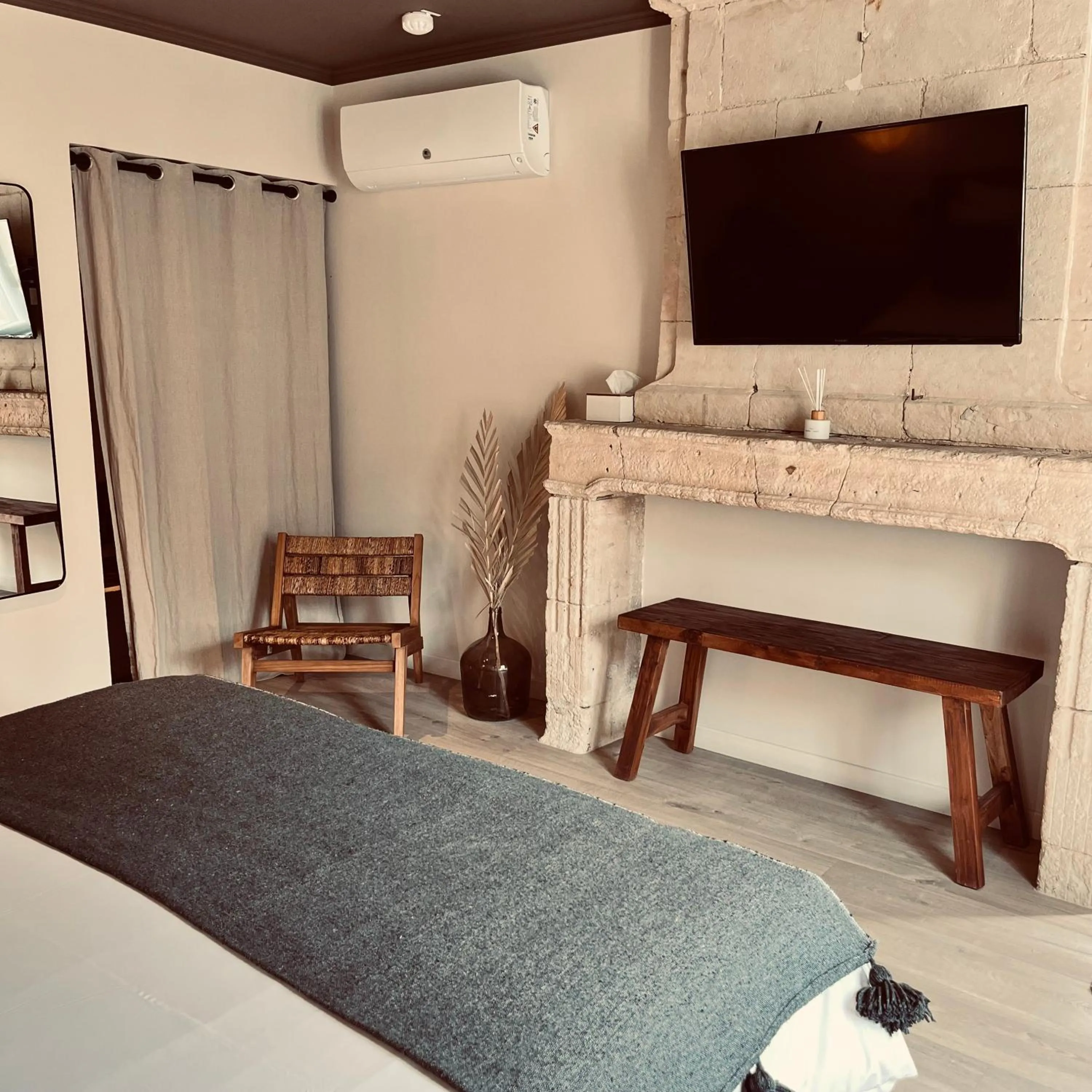 Bed in Hôtel Rive Sud