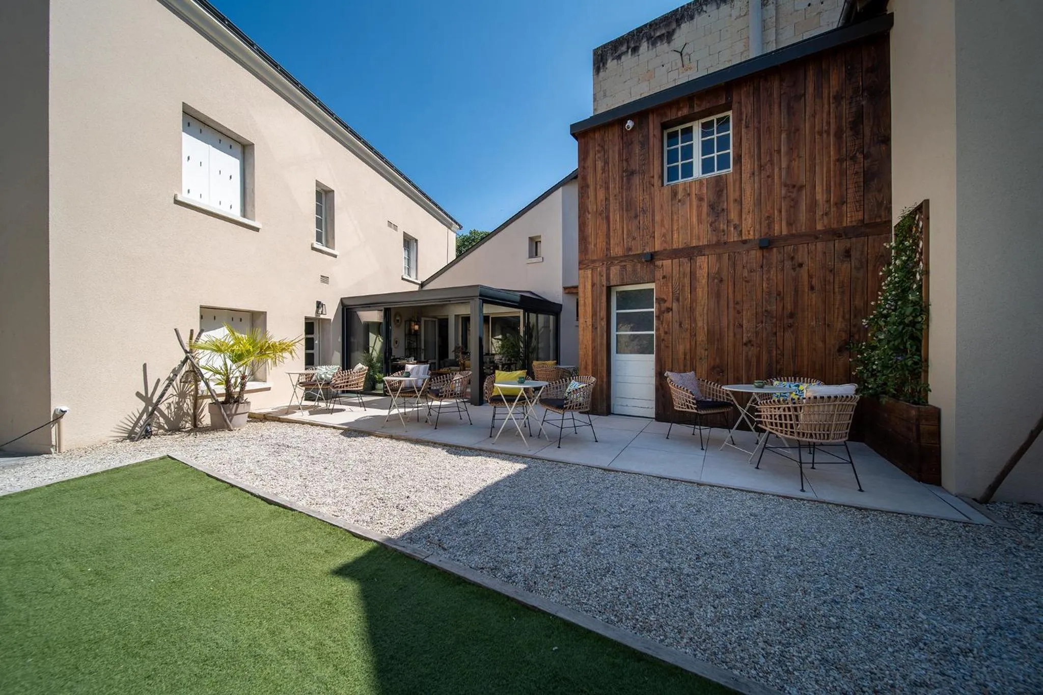 Garden in Hôtel Rive Sud