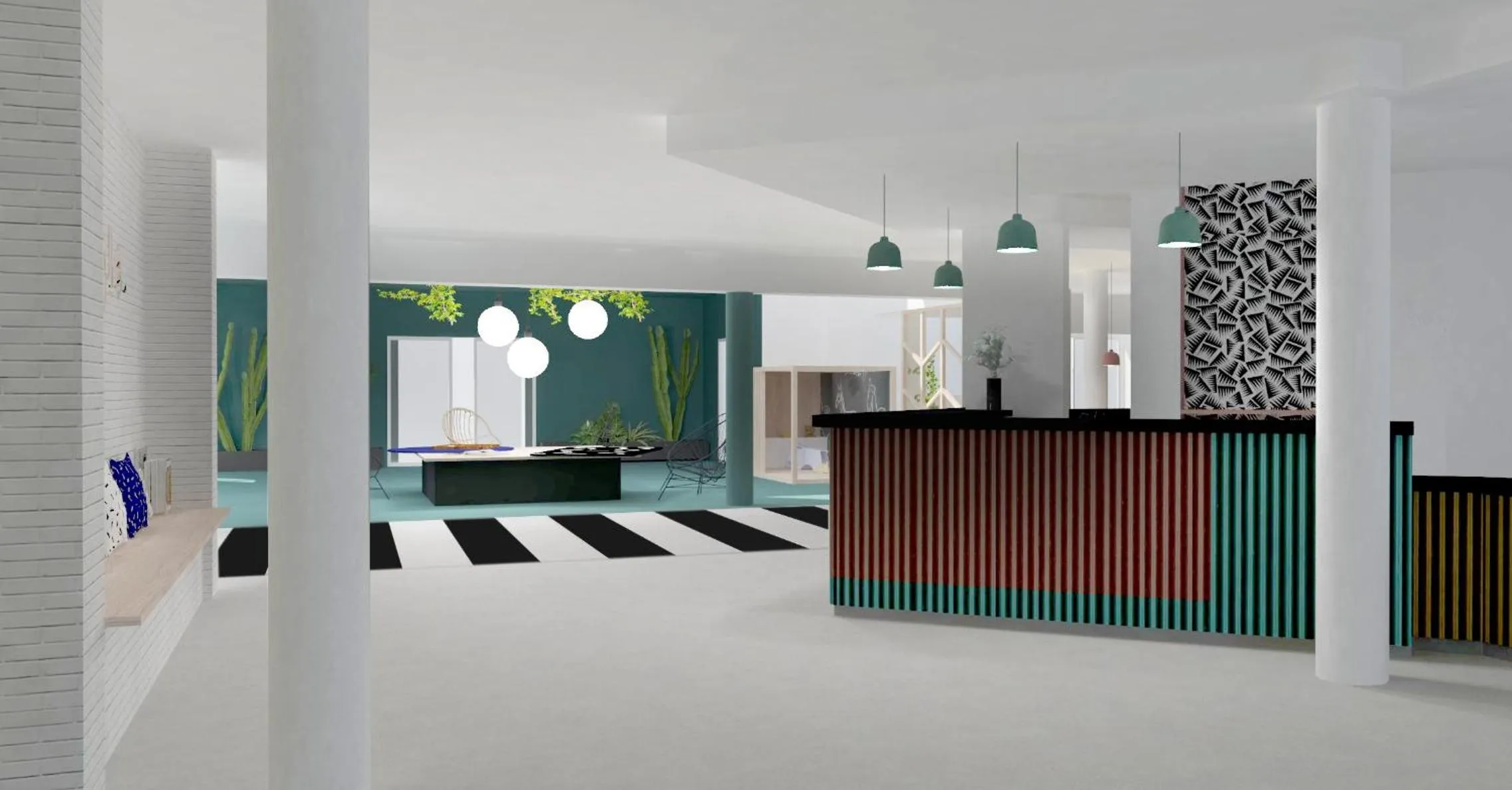 Lobby or reception in ibis Styles Marseille Plan de Campagne