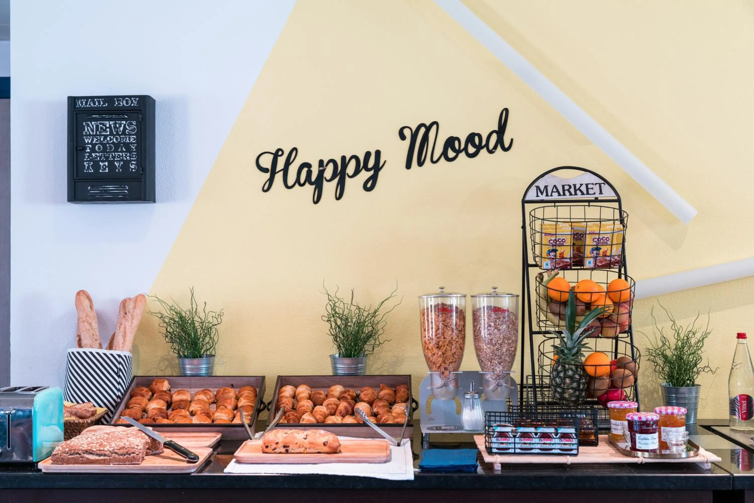 Buffet breakfast in ibis Styles Marseille Plan de Campagne