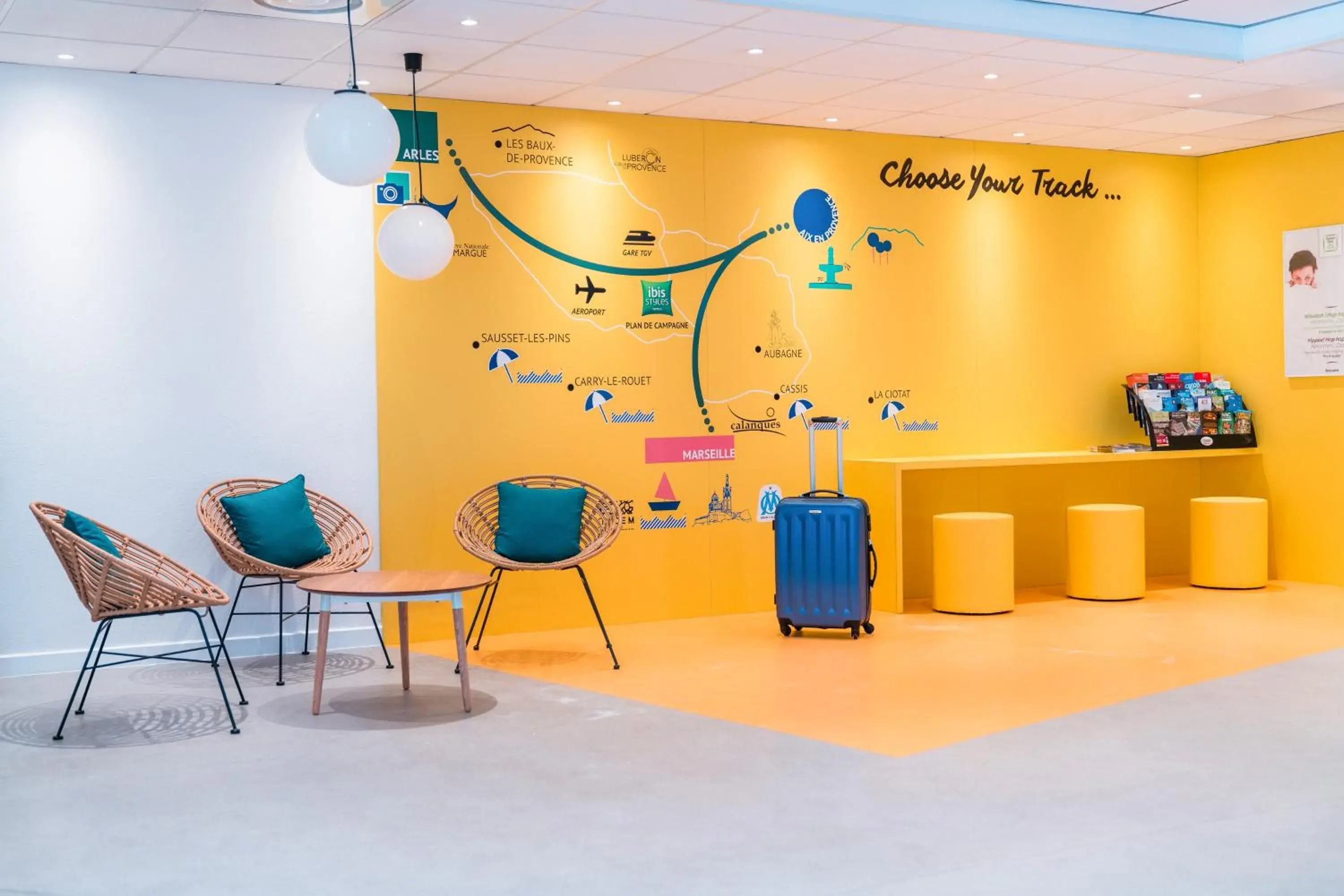 Lobby or reception in ibis Styles Marseille Plan de Campagne Lobby or reception in ibis Styles Marseille Plan de Campagne