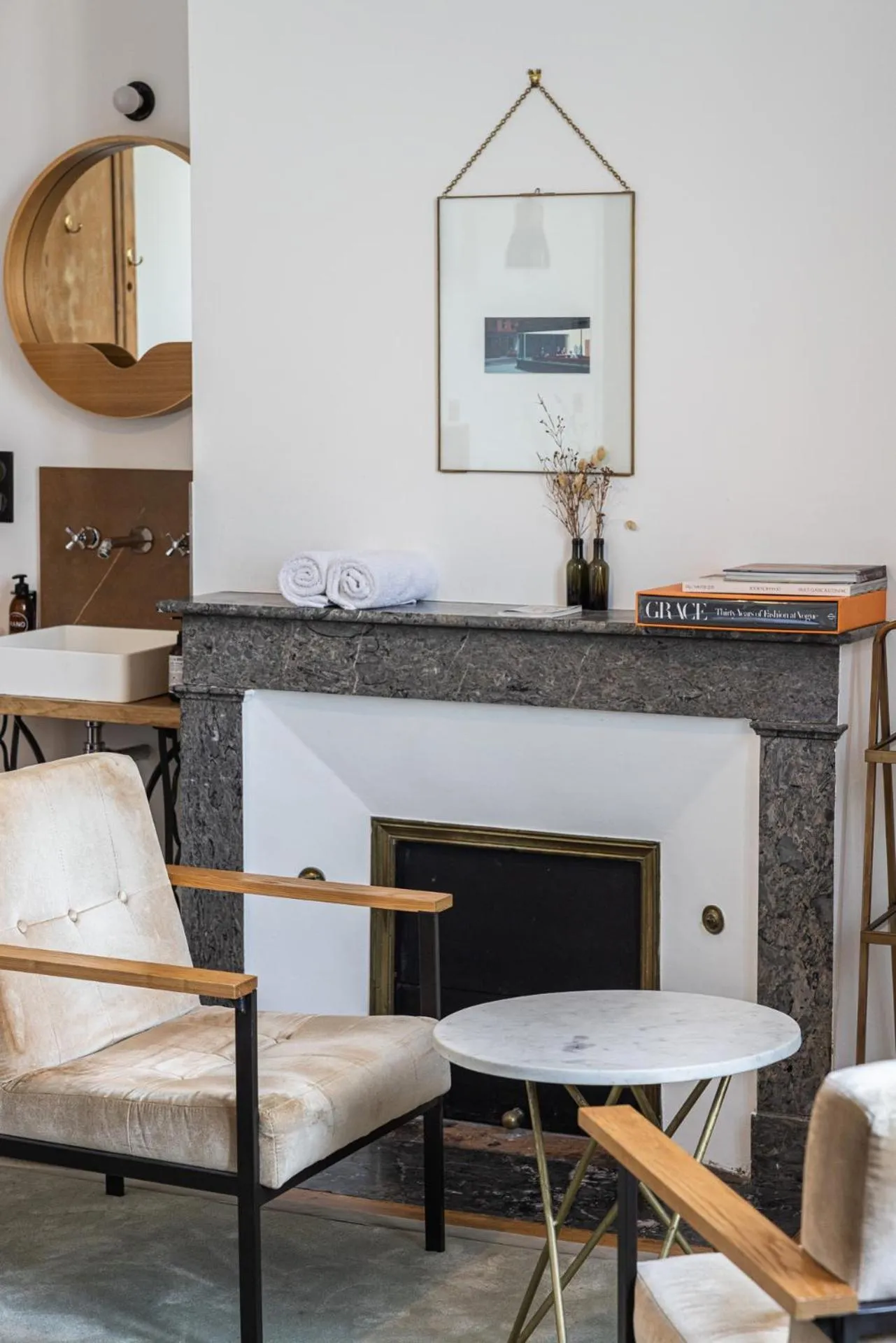 Living room in Casa Blanca B&B