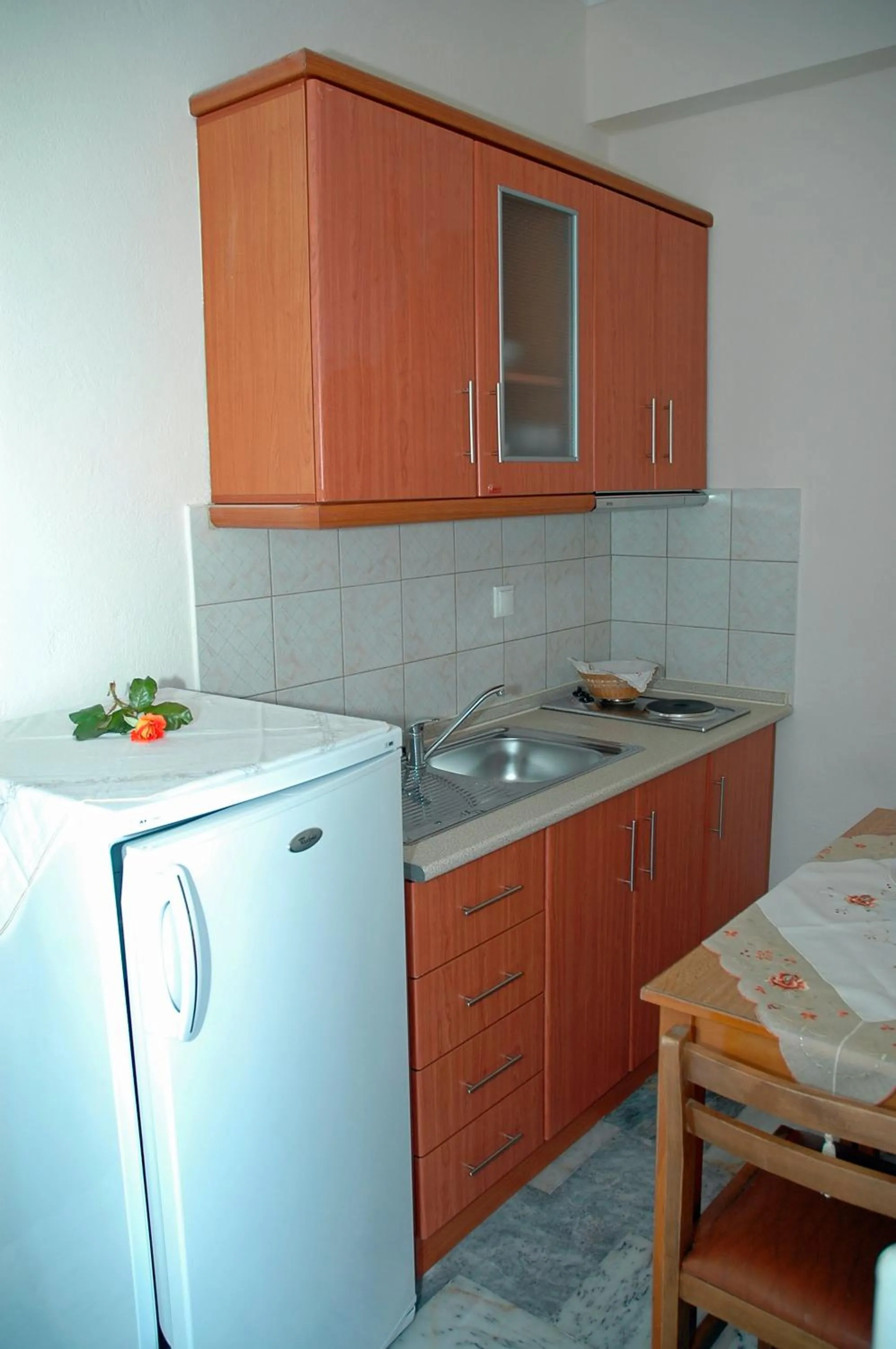 Kitchen or kitchenette in Frideriki Apartments
