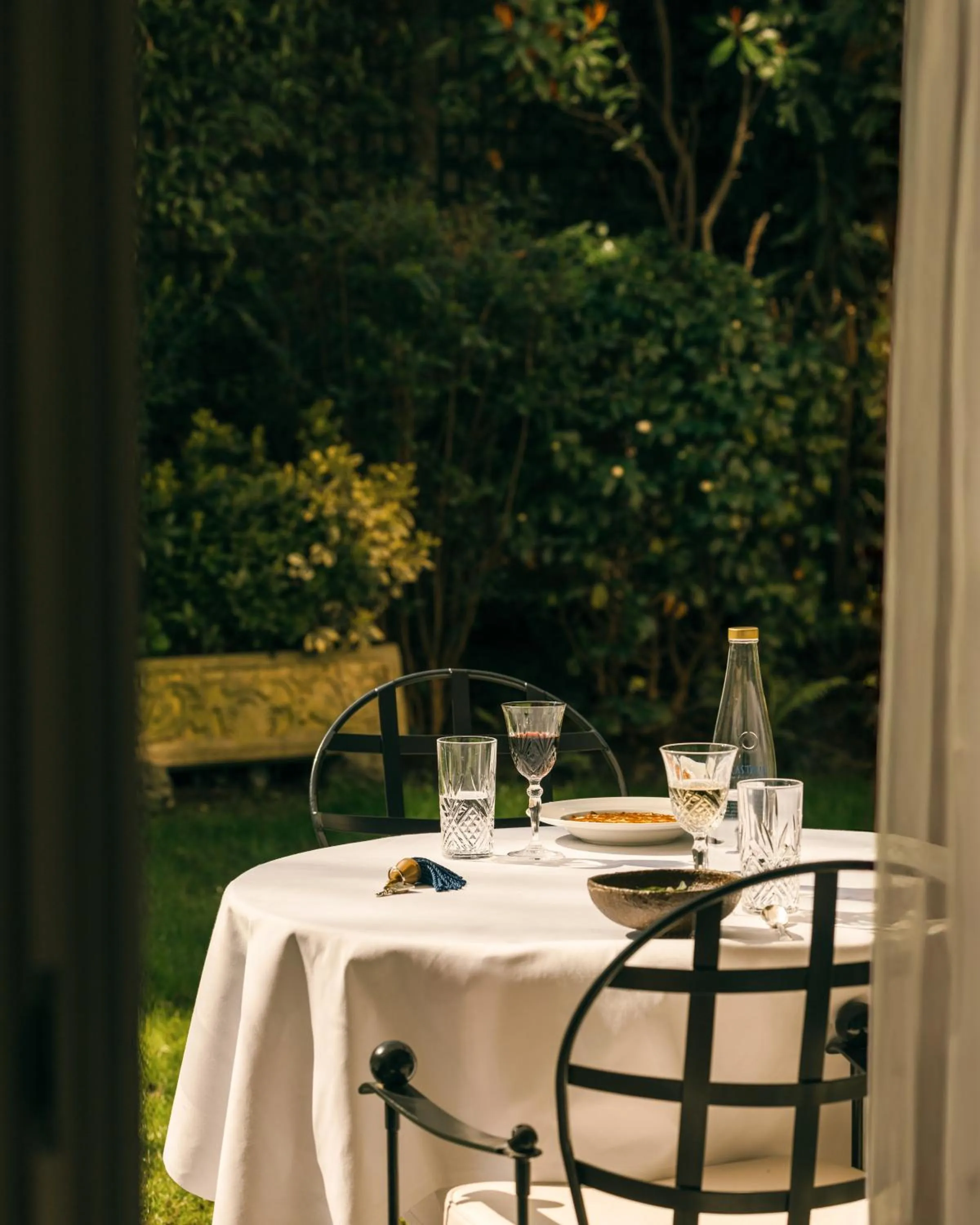 Garden in Relais Christine