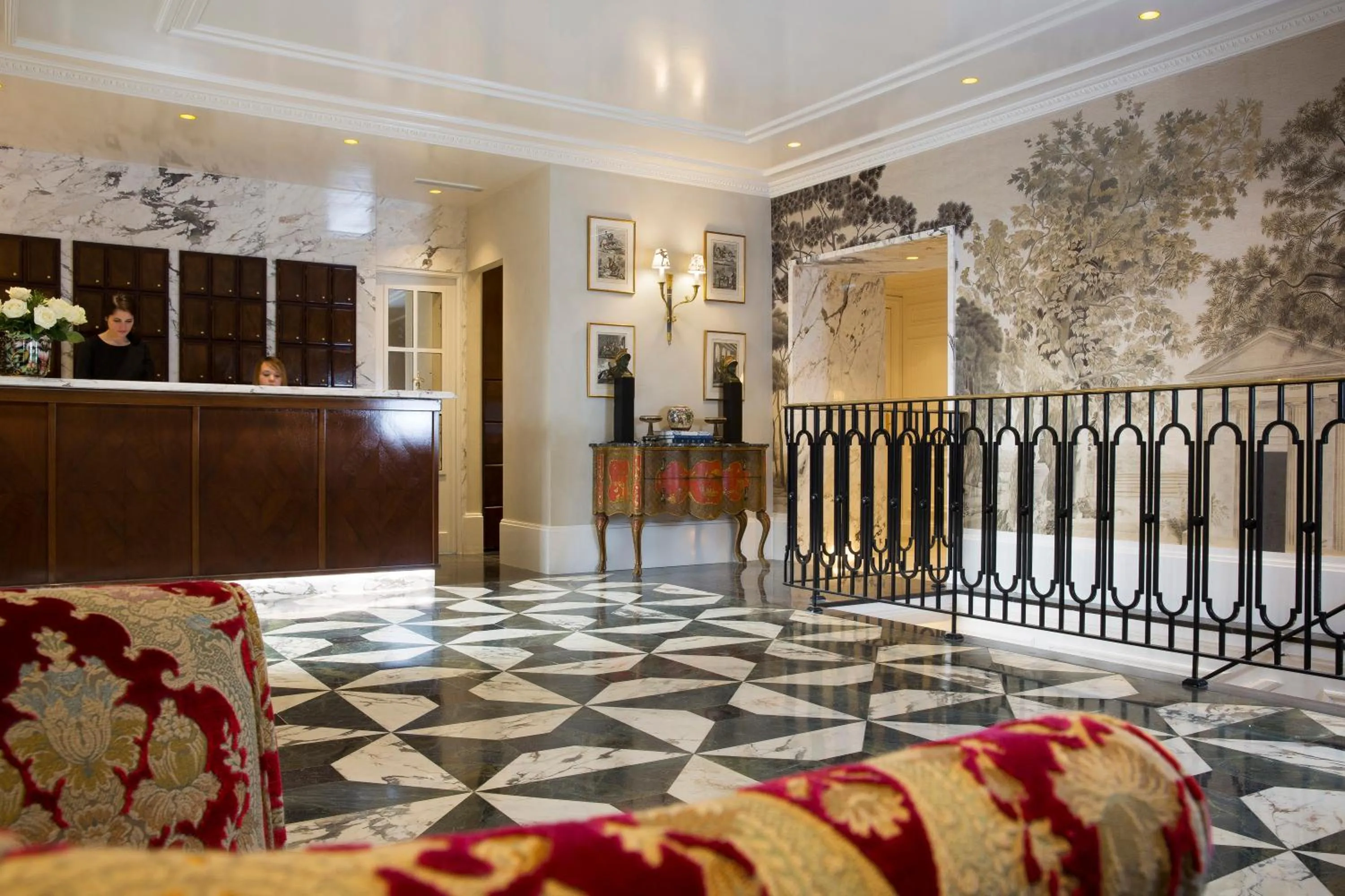 Lobby or reception in Relais Christine