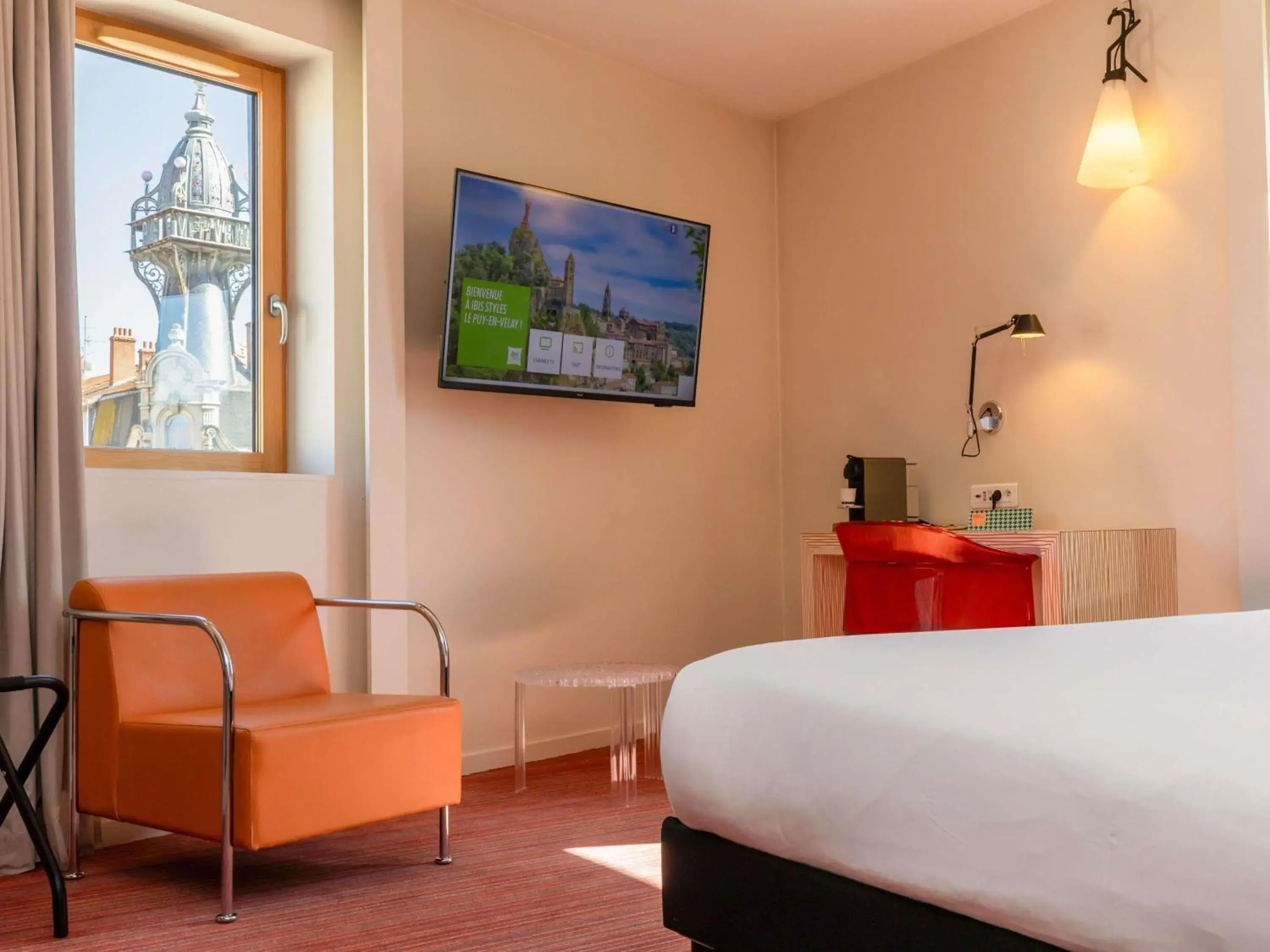 Bedroom, Bed in ibis Styles Le Puy en Velay Bedroom, Bed in ibis Styles Le Puy en Velay