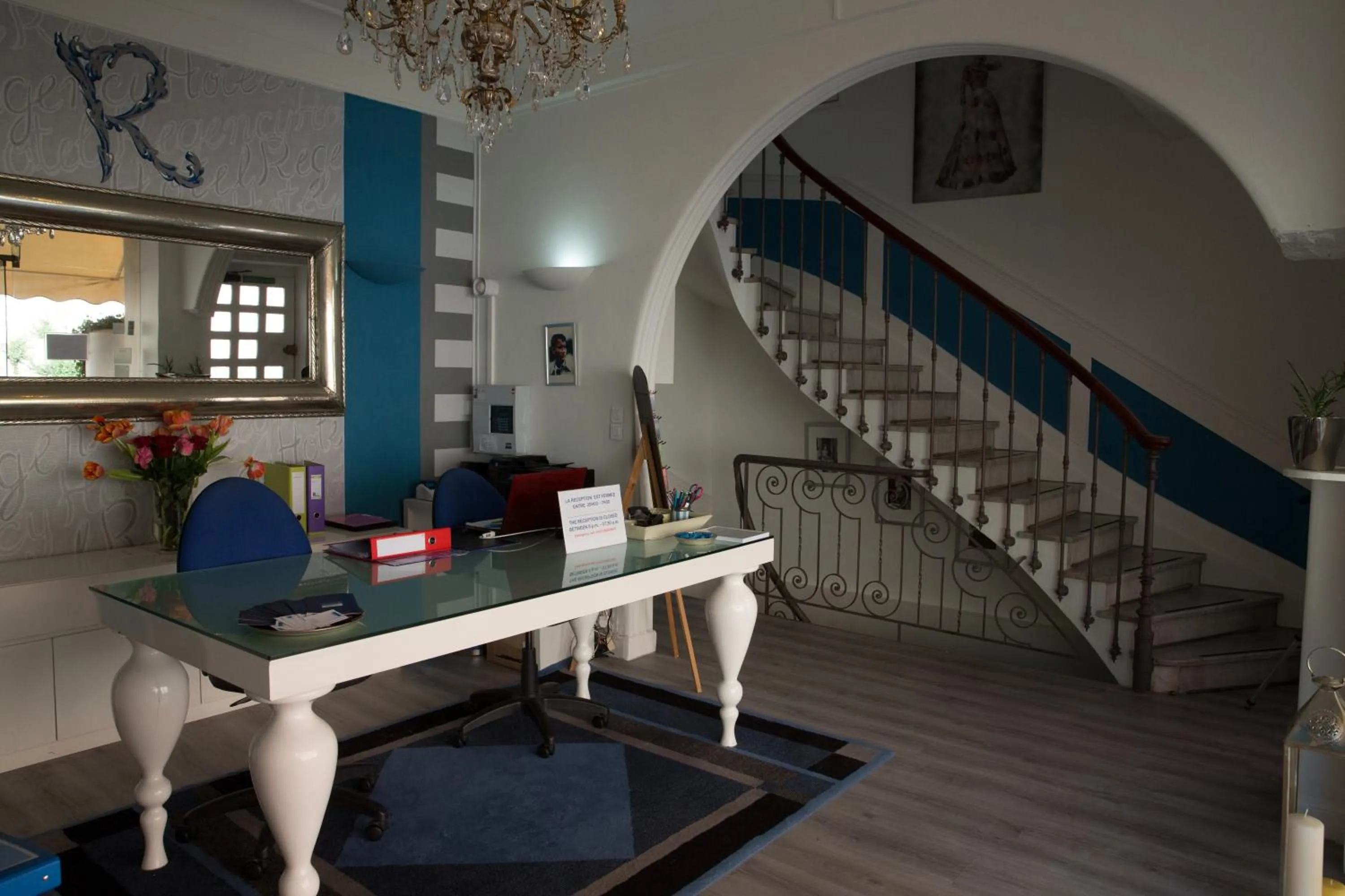 Lobby or reception in Hotel de charme Regency