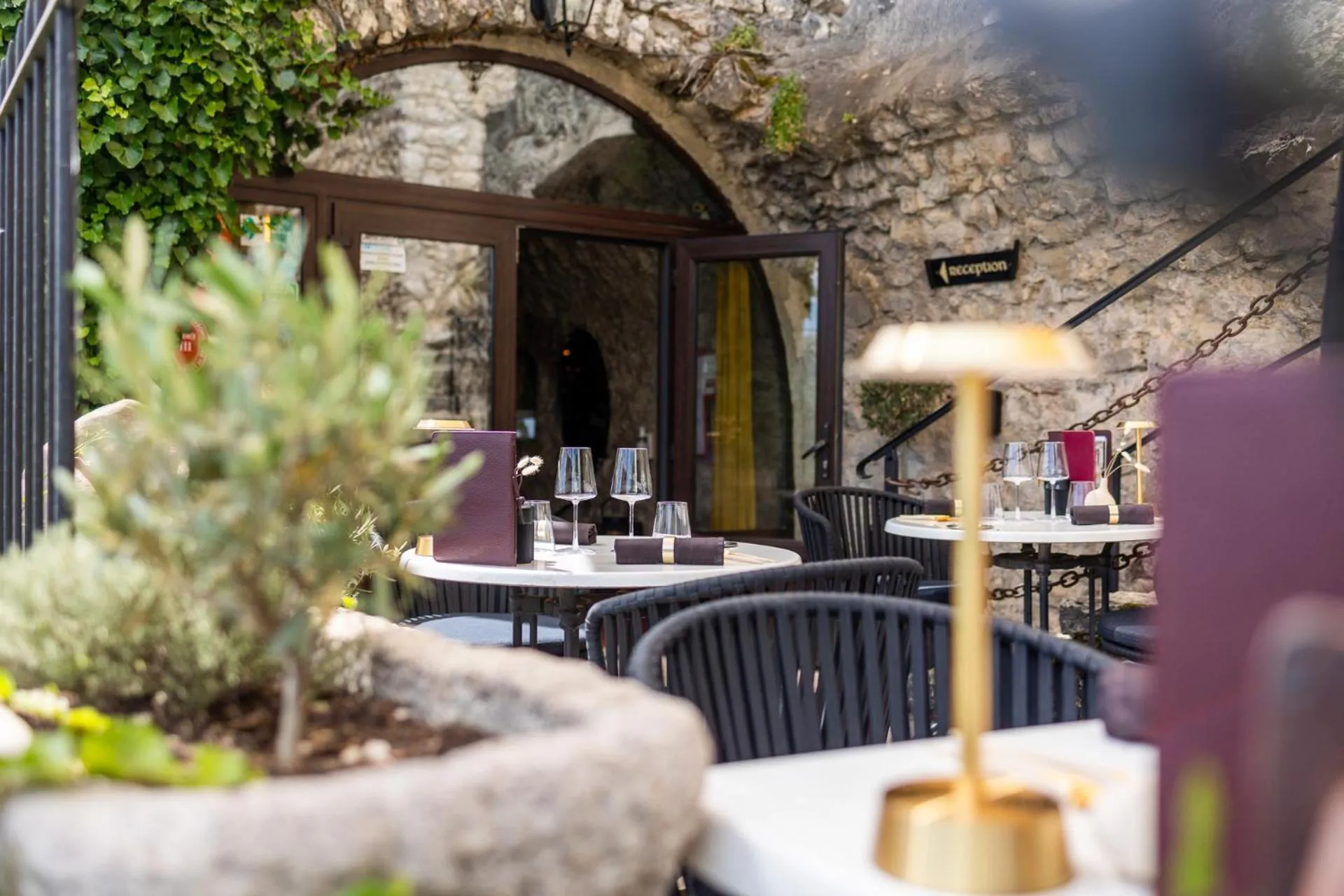 Restaurant/places to eat in Château de Trigance
