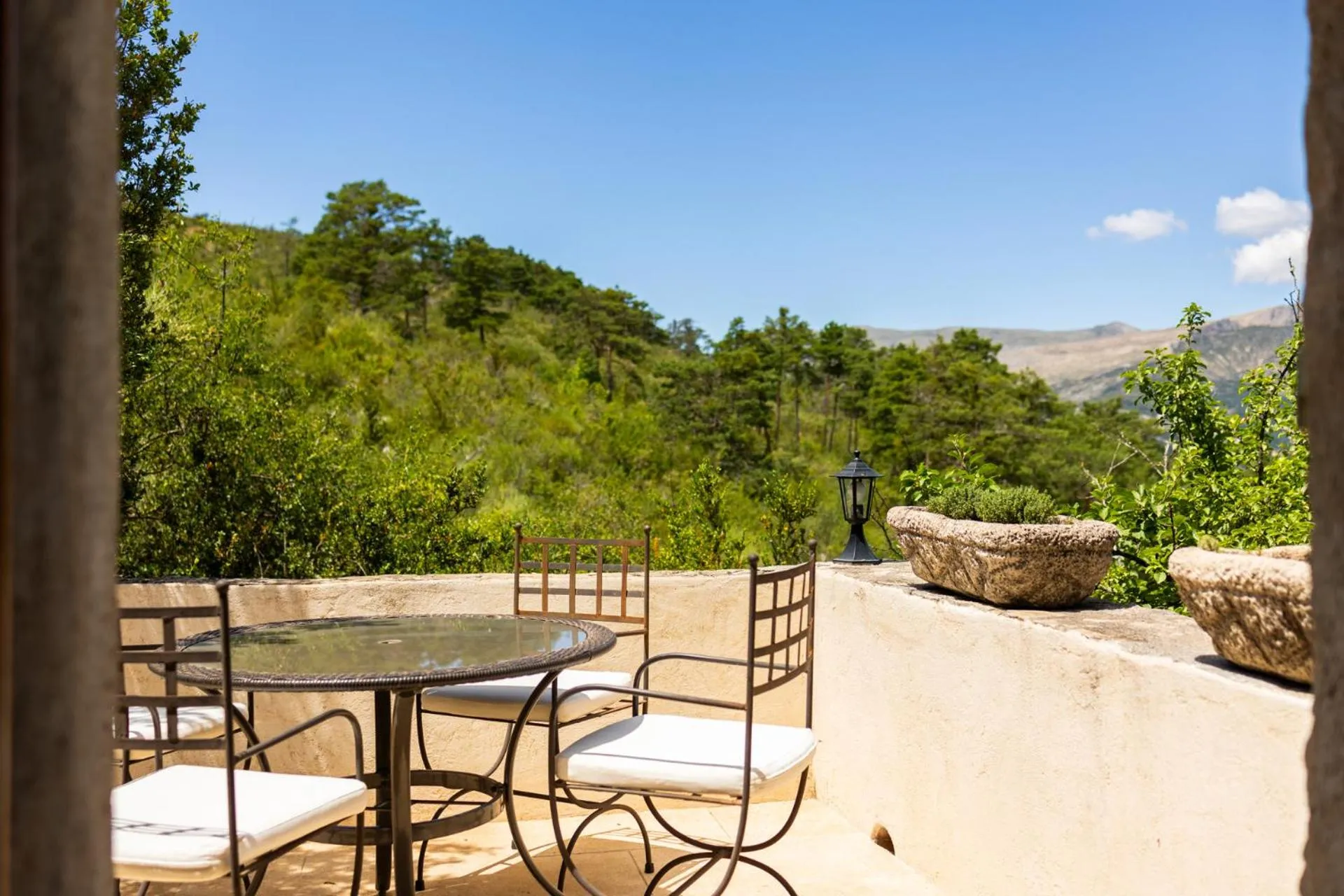 Balcony/Terrace in Château de Trigance
