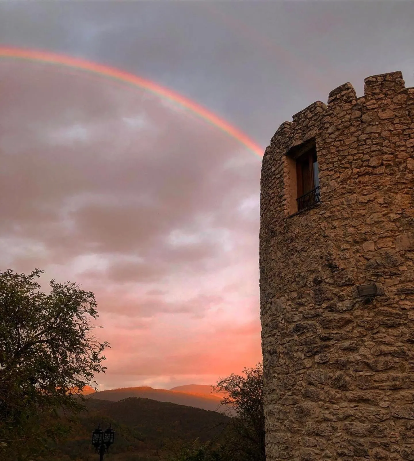 Natural landscape in Château de Trigance